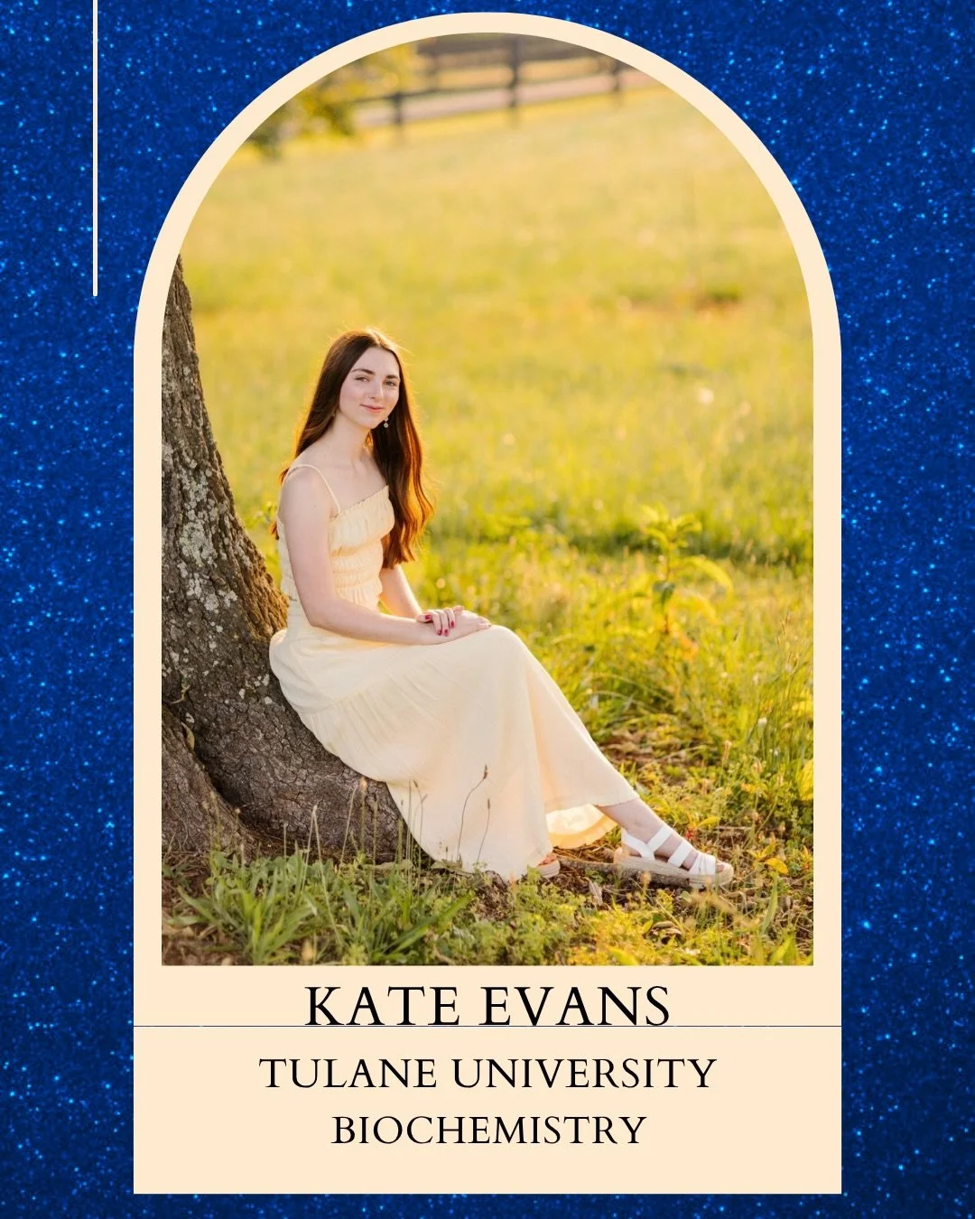 We're so very proud of our senior Kate! She will be pursuing biochemistry at Tulane in the fall!