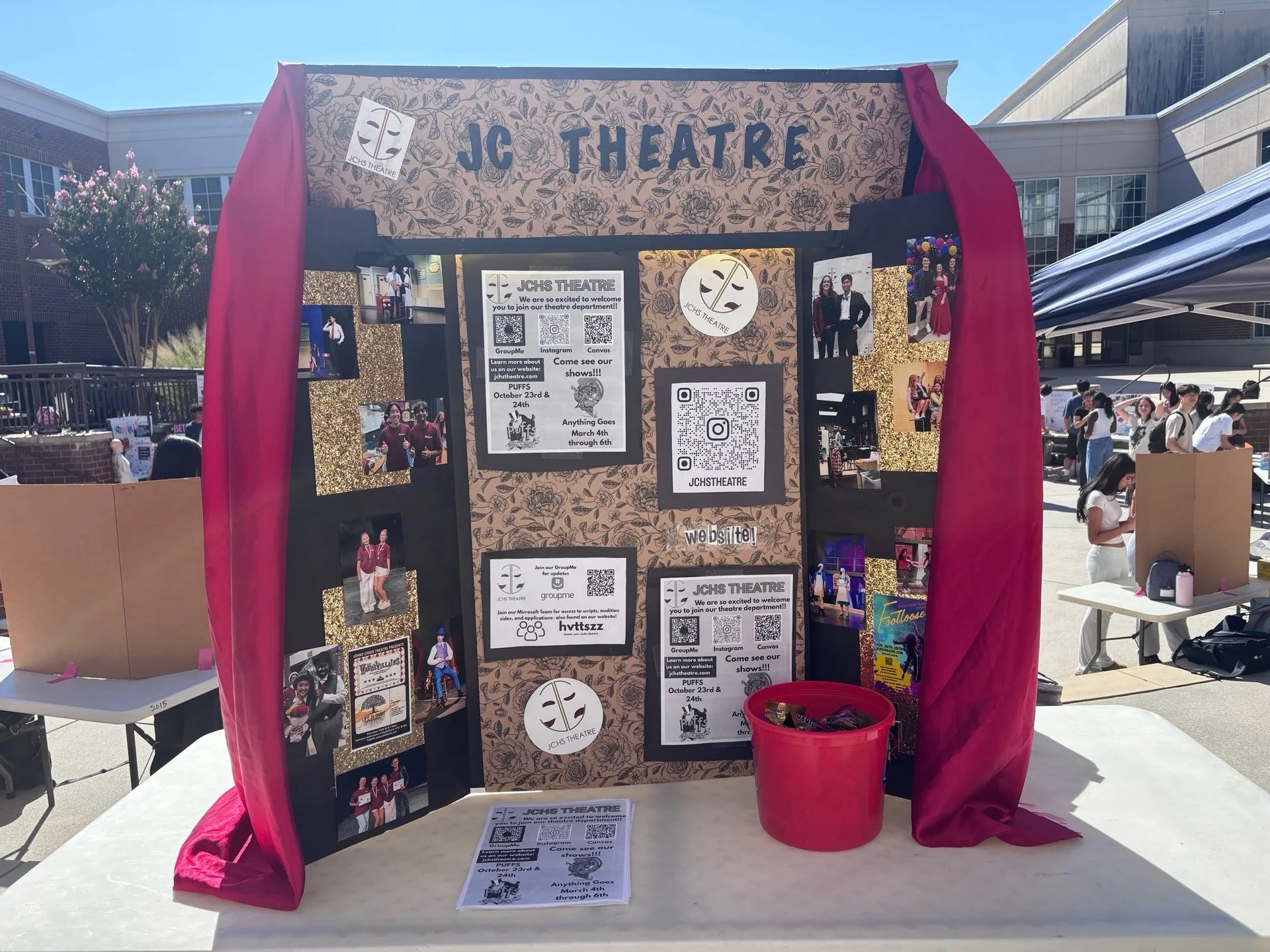 Thank you to everyone who came out and stopped by during club fair today! First drama/improv club meeting after school this Thursday, August 27th after school!