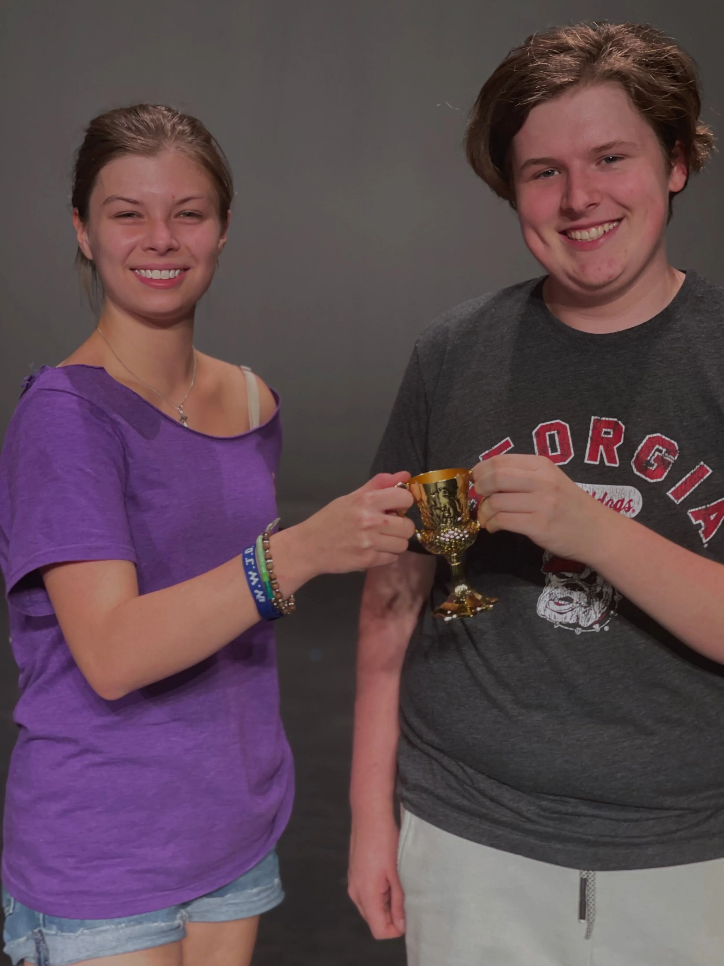 Say hello to our first &ldquo;Puffs of the Week,&rdquo; Jillian and Rex. Our fall production is a parody of all things in the Wizarding World through the lens of that lovable yellow team, forevermore known as PUFFS. 

Jillian is a force onstage. She 
