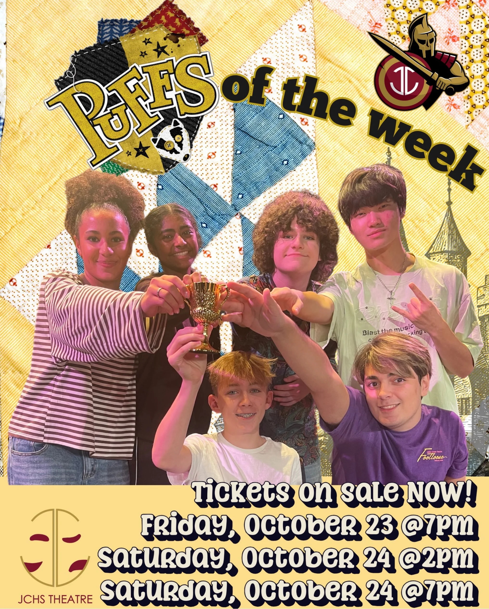 It&rsquo;s time for another round of &ldquo;PUFFS of the WEEK!&rdquo; This time we&rsquo;re celebrating SIX students who have made their mark on our production, both onstage and off!

First up, our Assistant Stage Managers, Felicity and Saanvi, affec