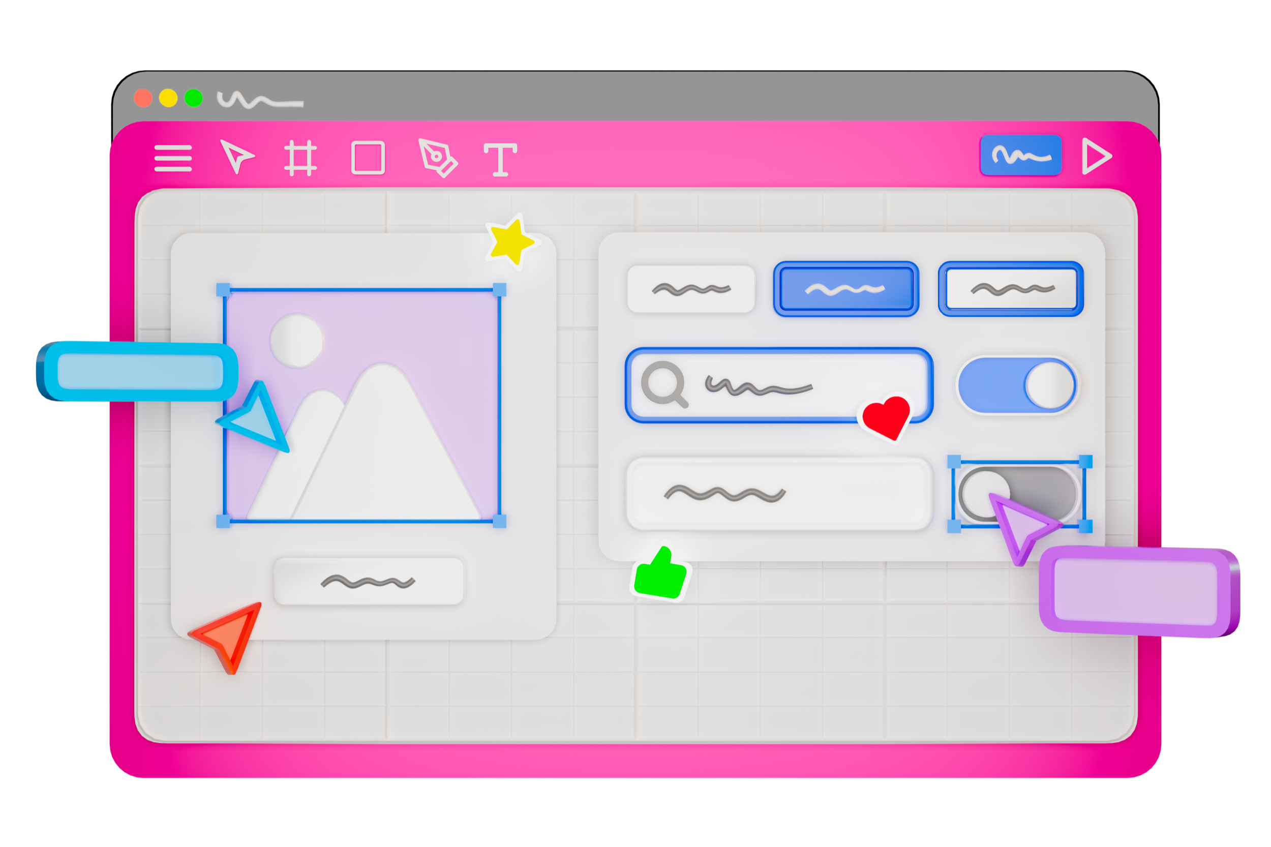 Website Design 3D Icon by Sadjad on IconScout