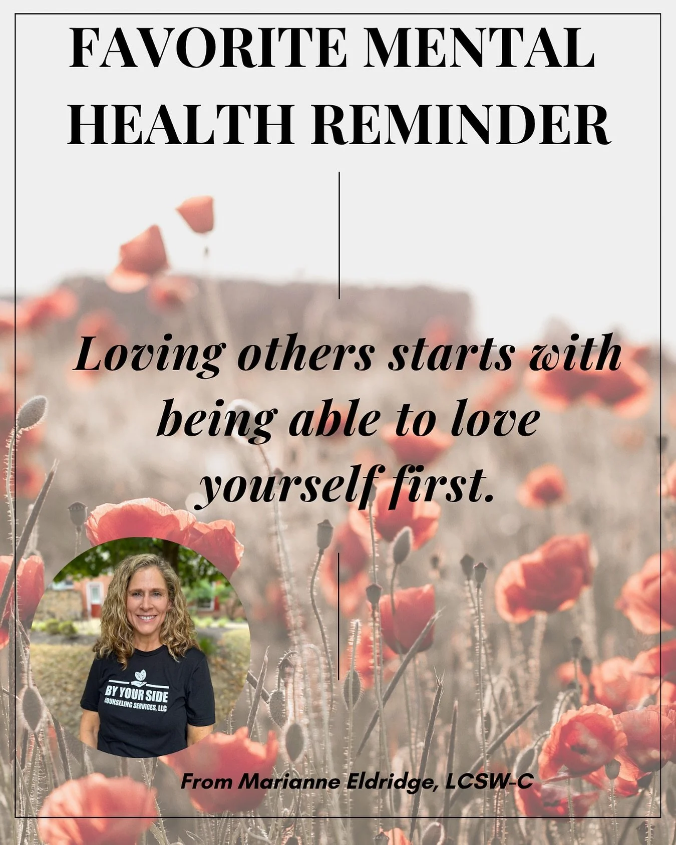 Tuesdays tip of the day comes from our therapist, Marianne. If you want to work with Marianne, she has a few openings on her schedule. Please visit our website to reach out and learn more about Marianne and our other therapists. 
https://www.byyours