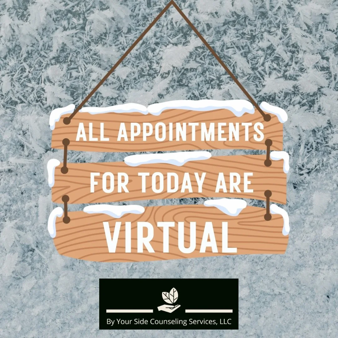 If you are out and about today we are wishing you safe travels. If you don&rsquo;t have to be out, we hope you have a warm and cozy Friday! 

https://www.byyoursidecounselingservices.com