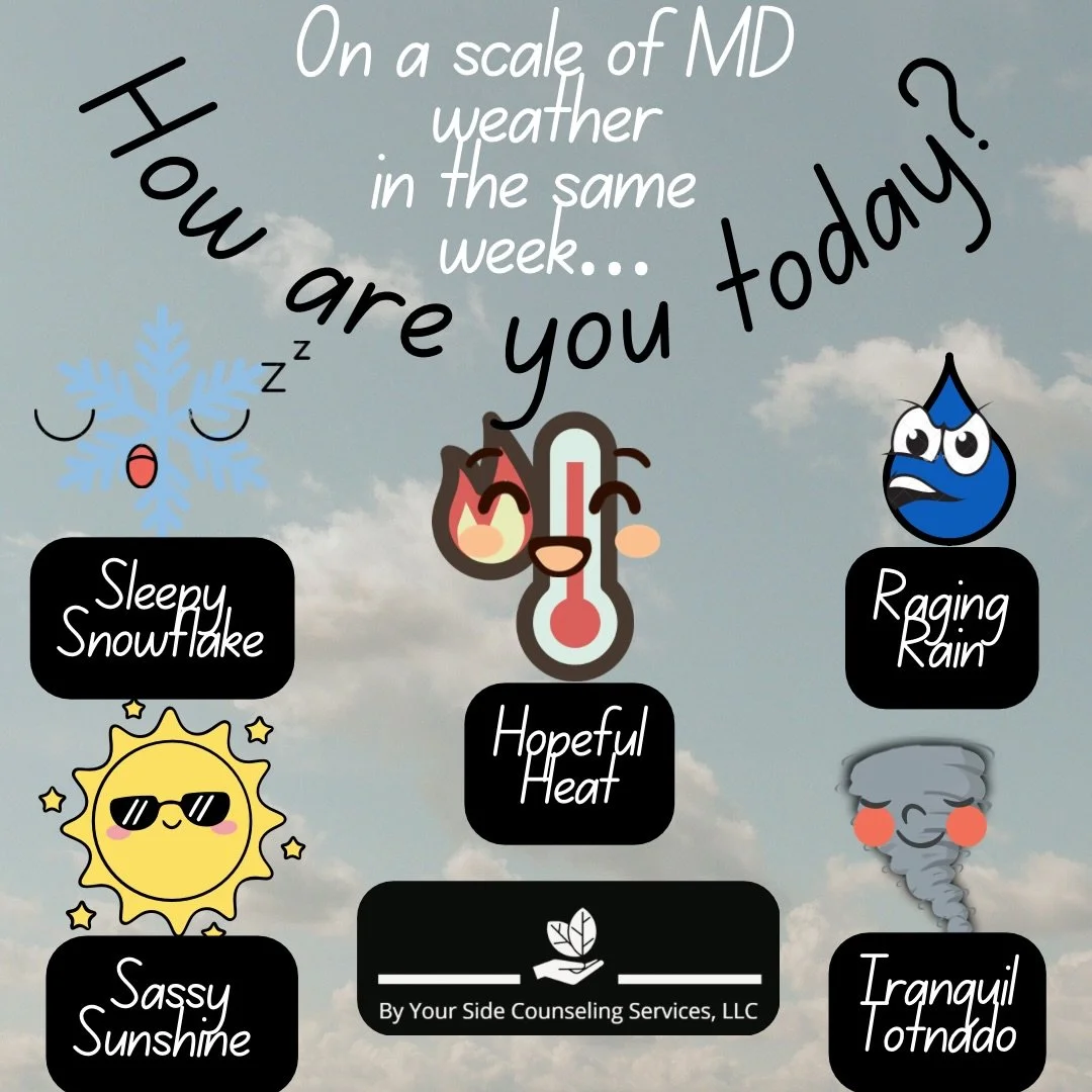 Whatever your emotional forecast is today, your feelings are valid. Take a moment to check in with yourself and offer yourself a little kindness. Because as Mother Nature has shown us this week, we can&rsquo;t depend on the weather to keep our emotio