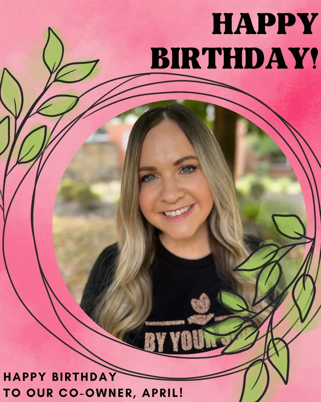 Happy Birthday, April! 🎉🎂💐

We&rsquo;re so grateful for your leadership, heart, and the care you bring to our team and clients every day. Wishing you a year filled with joy and all the goodness you give to others. 🩷
