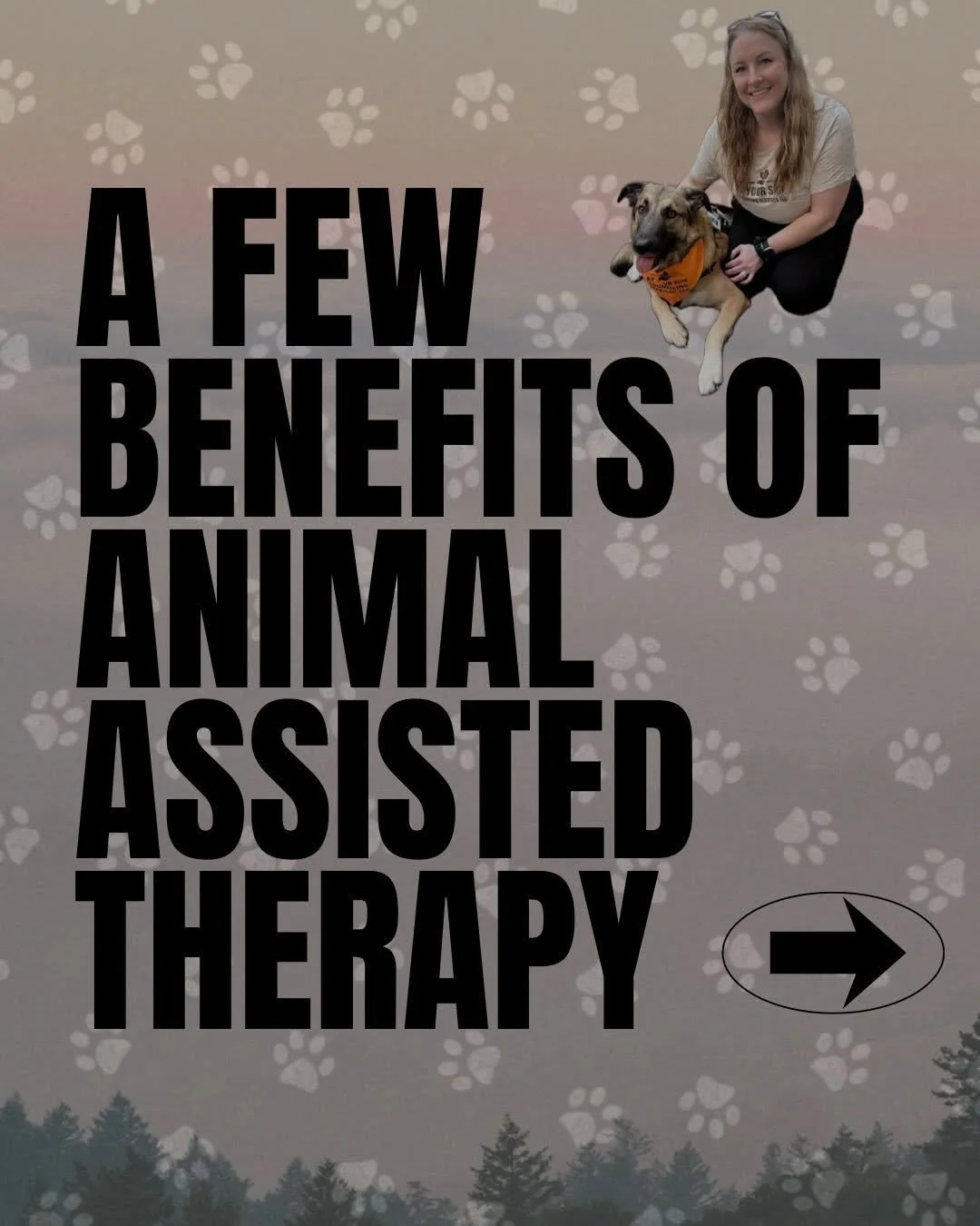 Learn more about animal assisted therapy at www.byyoursidecounselingservices.com/riggins