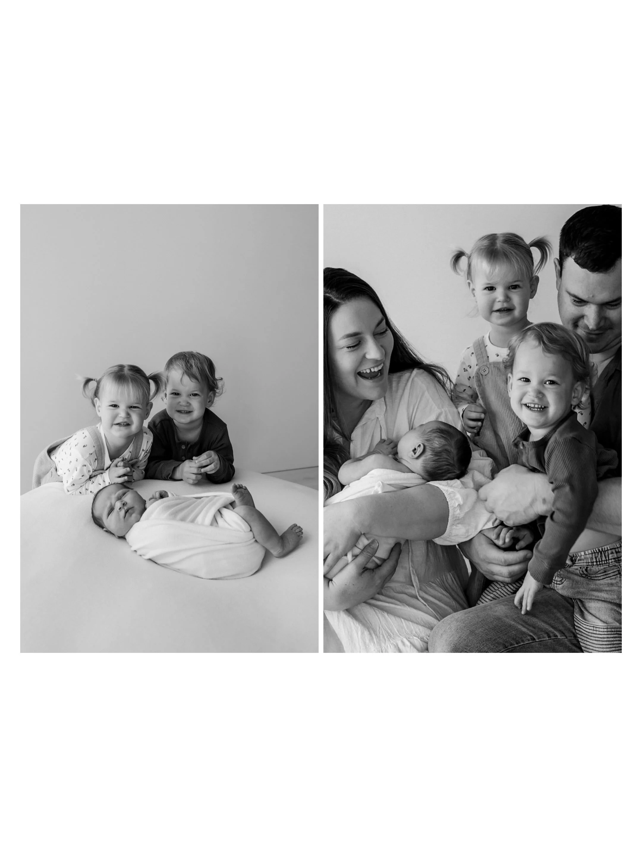 When the twinnies come to play and bring their beautiful new sister 🥹🤍 I was so happy to see this wonderful family again, after capturing the twins as little souls it was a lovely full circle moment to have them back but this time as big siblings. 