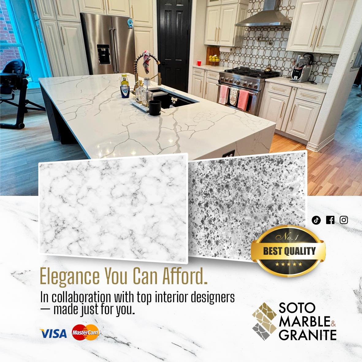 The possibilities are endless with marble! ✨
Transform your bathroom or kitchen into a space of elegance and luxury with our premium marble selections.
Let&rsquo;s bring your vision to life! 🛁🍽️

#SotoMarble #ElegantLiving #KitchenGoals #BathroomDe