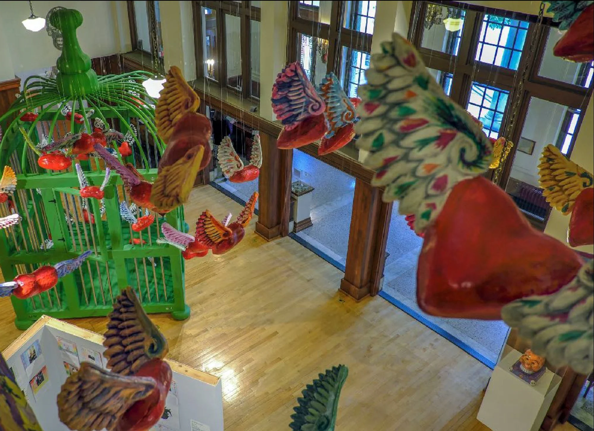 Detail of the installation