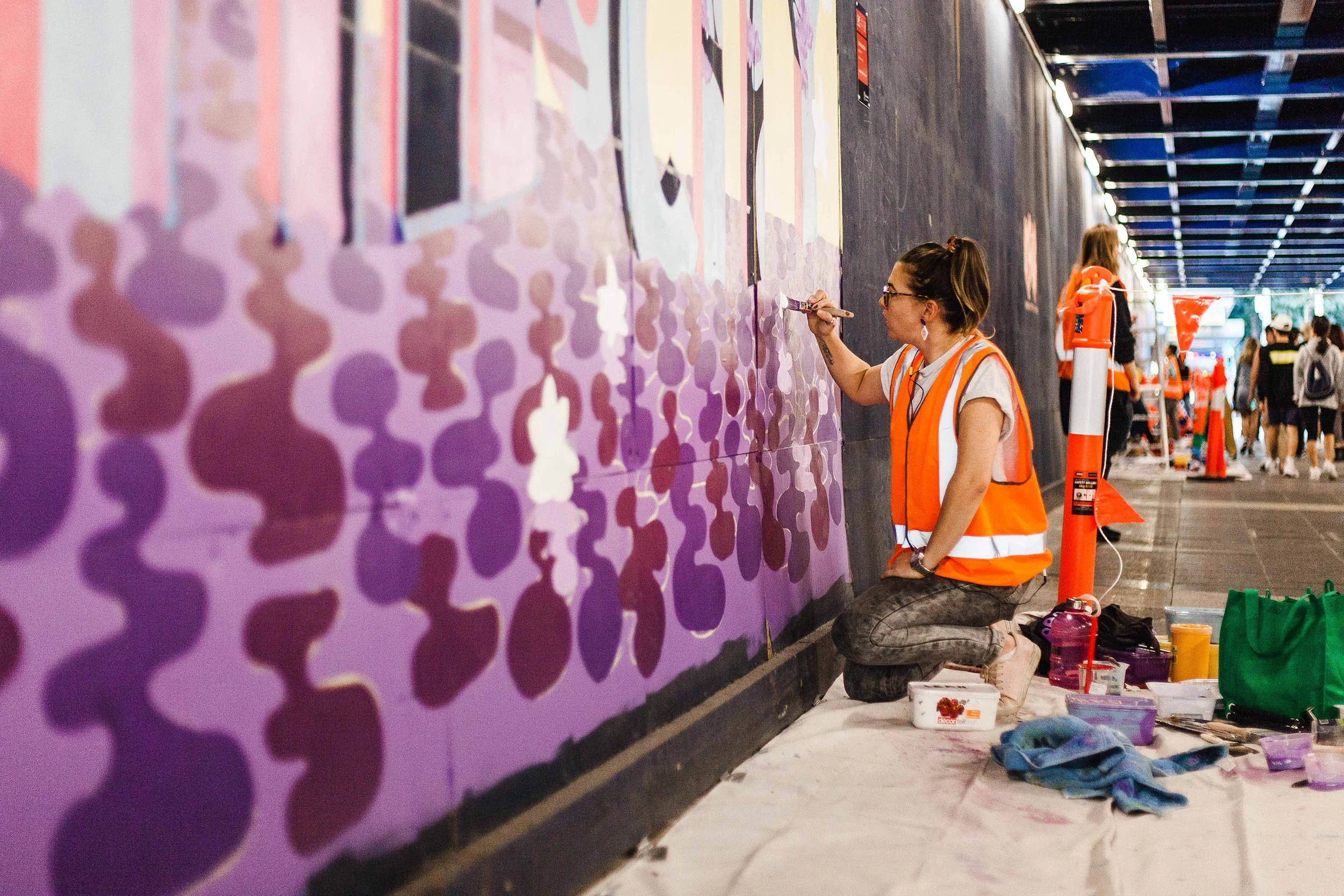 No longer in the wild, was part of Brisbane Street Art Festival, 2020