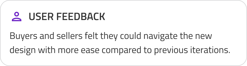 User feedback 1