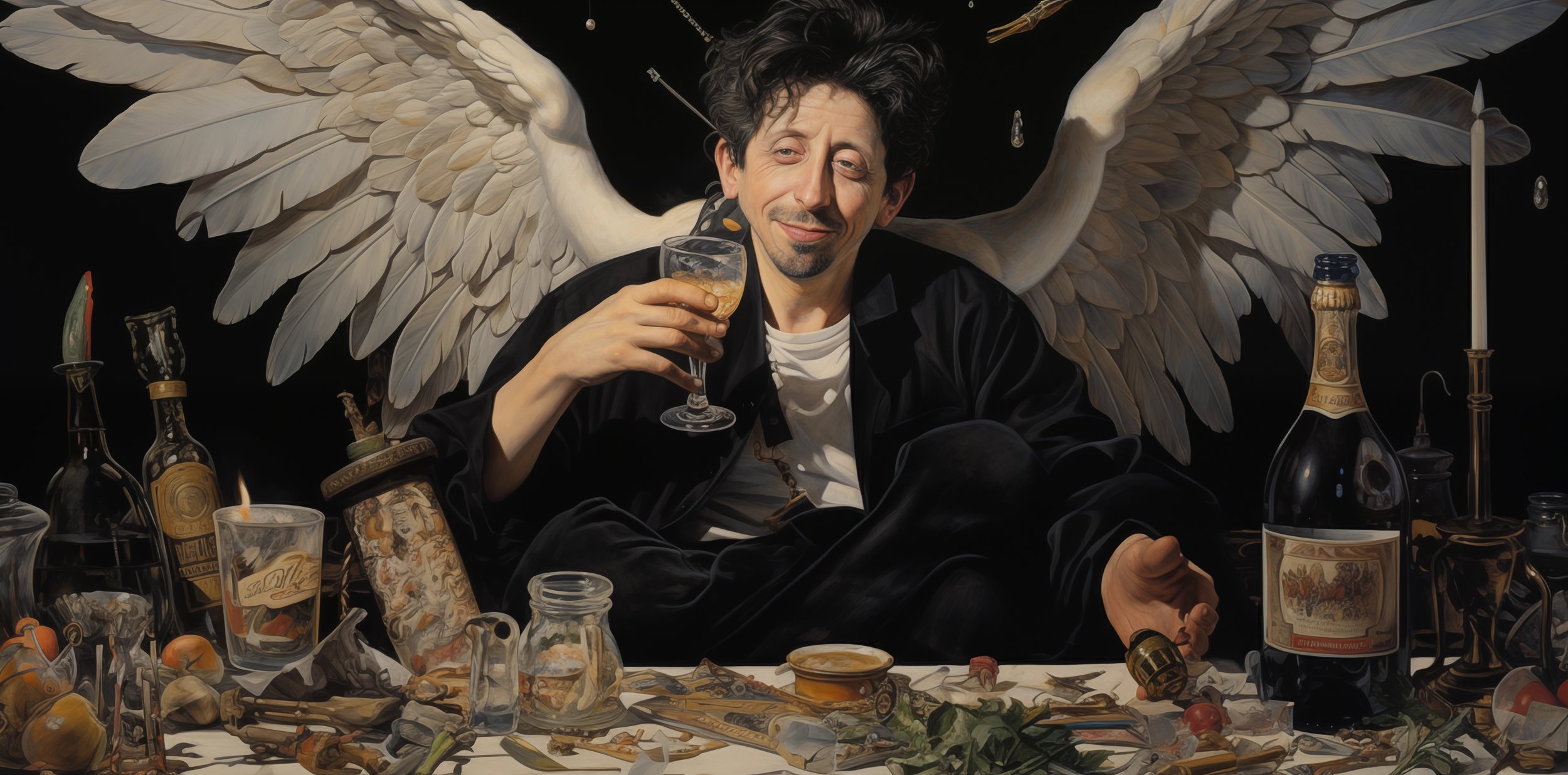 Dec. 8th, 2023: Shane MacGowan greets from musician heaven on day of his funeral. Rest in power Shane.