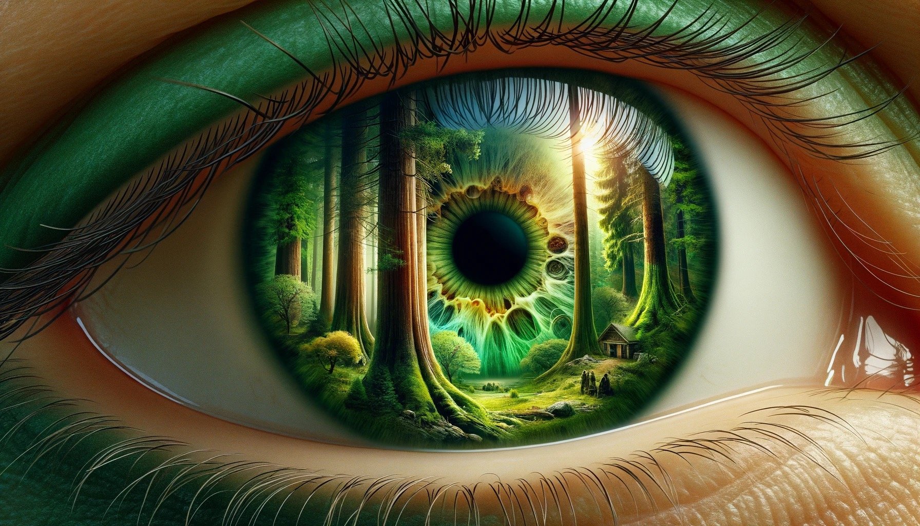Enchanted Gaze: Unveiling Secrets of the Forest 