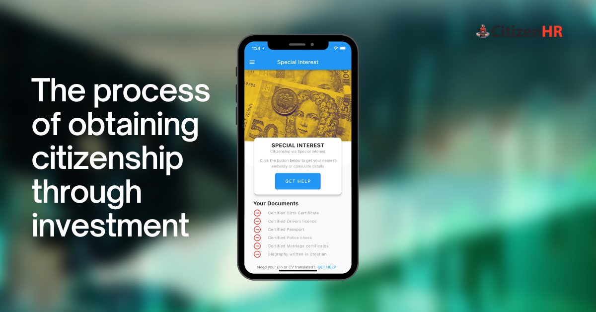 The process of obtaining citizenship through investment — CitizenHR