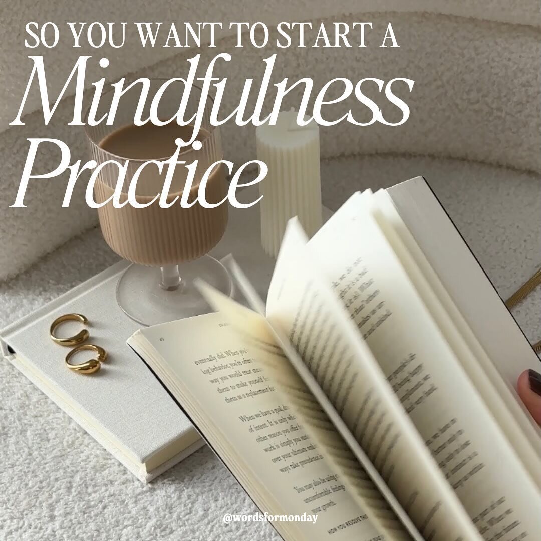 starting a mindfulness practice is easier than you think 👇 

from defining your why, to formal and informal practice, to tips lime being kind to your wandering mind. 

SAVE this post for later, and head to our link in bio to download our FREE Mindfu