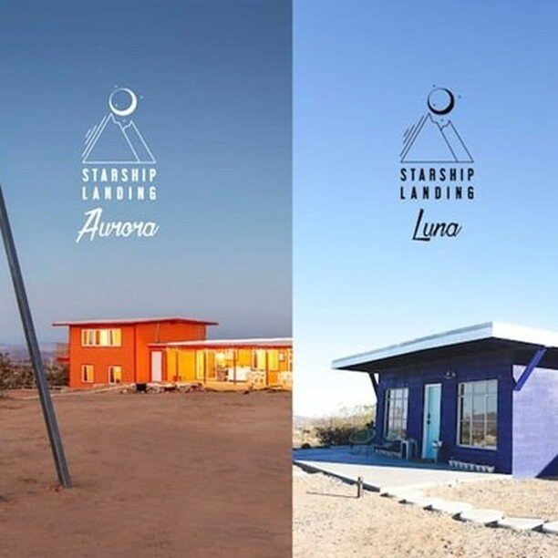 Two epic homes. One unforgettable experience. 

Greetings earthlings! Visit us @starshiplanding for a retreat with up to 16 people to experience the magic of the hi-desert at a pair of adjacent, but private, vacation rentals on 10 acres bordering 6,0