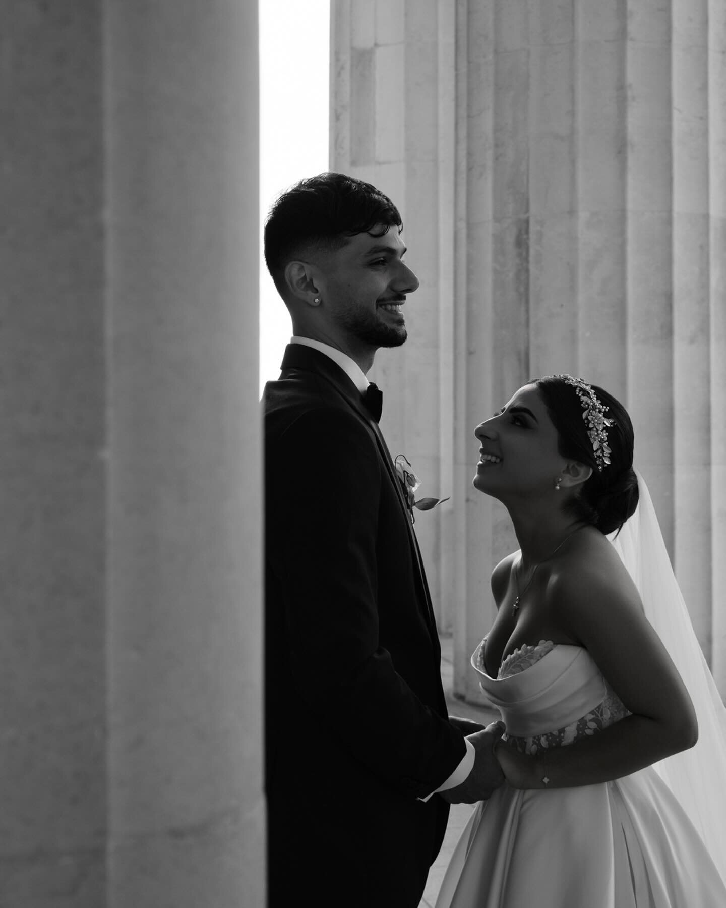 Evens the skies paused to admire Angela and Marn, framing their classical love with the beauty of New Zealand&rsquo;s architecture. Their warmth outshined the weather&rsquo;s whim. Lucky we stoke some happy moments whilst the weather was calm. And gl