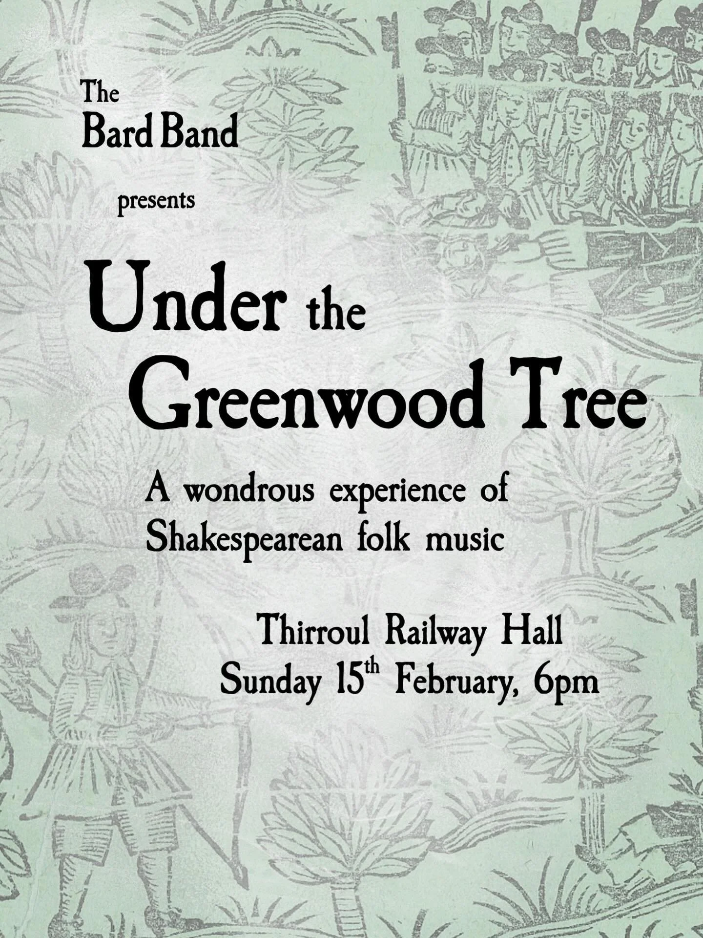 I&rsquo;m so thrilled to share that I am giving an airing of some wonderful Shakespearean folk music in February with a stellar group of musicians. This music is connected to a core part of my research and I can&rsquo;t wait to share it with you. Lin