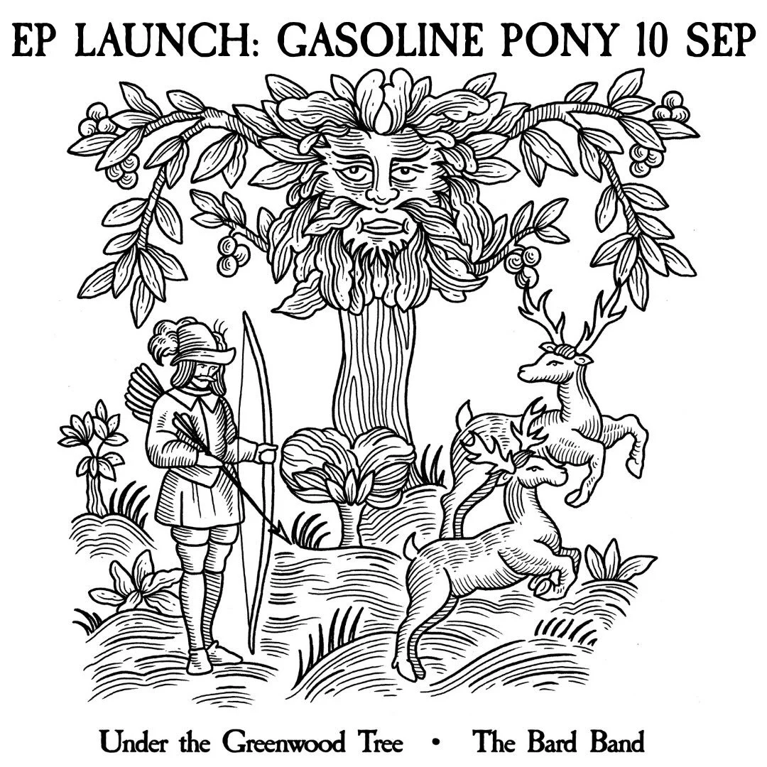 ✨EP LAUNCH CONCERT✨

To celebrate the launch of @thebardband&rsquo;s first EP we will be doing a concert at the @gasoline.pony on Thursday 10th of September! This will be a night of right ol fun under the greenwood tree 🌳 with lots of singing and da