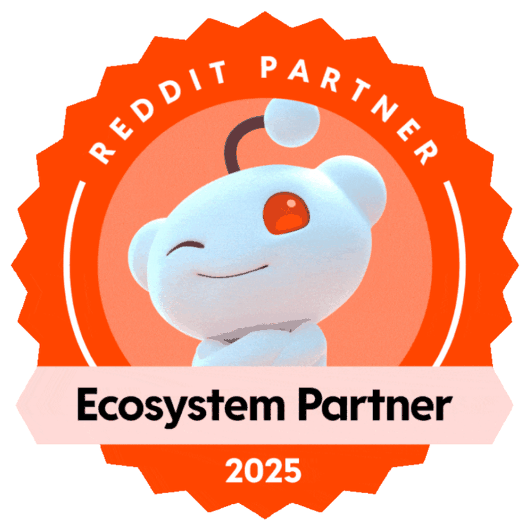 Reddit Ecosystem Partner badge 2025