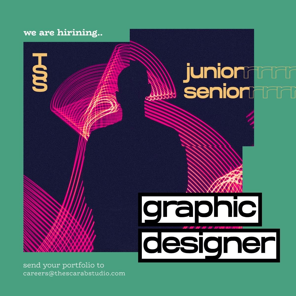 Transform your design passion into a successful career! The Scarab Studio seeks a Junior Graphic Designer to enrich our digital landscape. Ready to make a visual impact? We're ready for you.

Apply now and send your cv and portfolio to careers@thesca