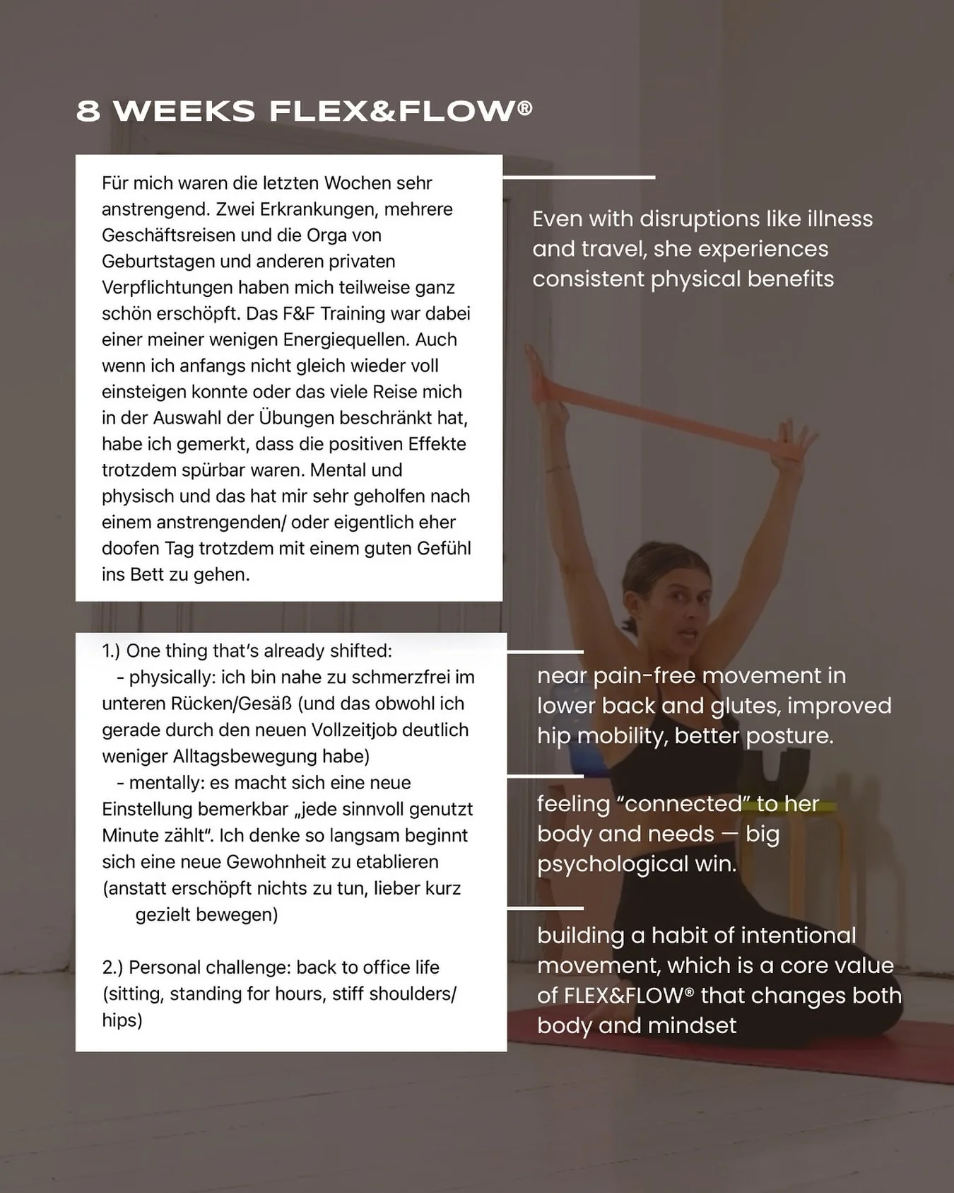 The difference between a program you quit and a program that transforms you is this:

The coach actually cares if you succeed.

Most programs take your money and hope you figure it out. THE FLEX&amp;FLOW&reg; FORMULA is different.

Here&rsquo;s my Mu