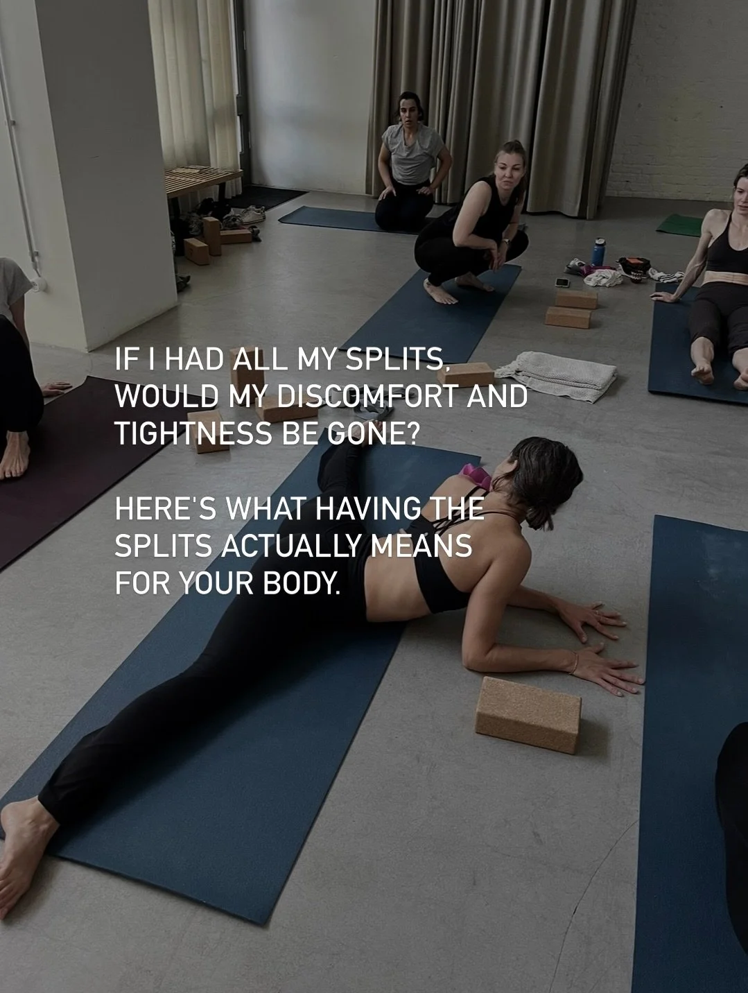 Here&rsquo;s what having the splits actually means for your body and what it doesn&rsquo;t fix.

Because the splits is a proof point, not the destination. A visual demonstration of what integrated strength and mobility training can produce in one are