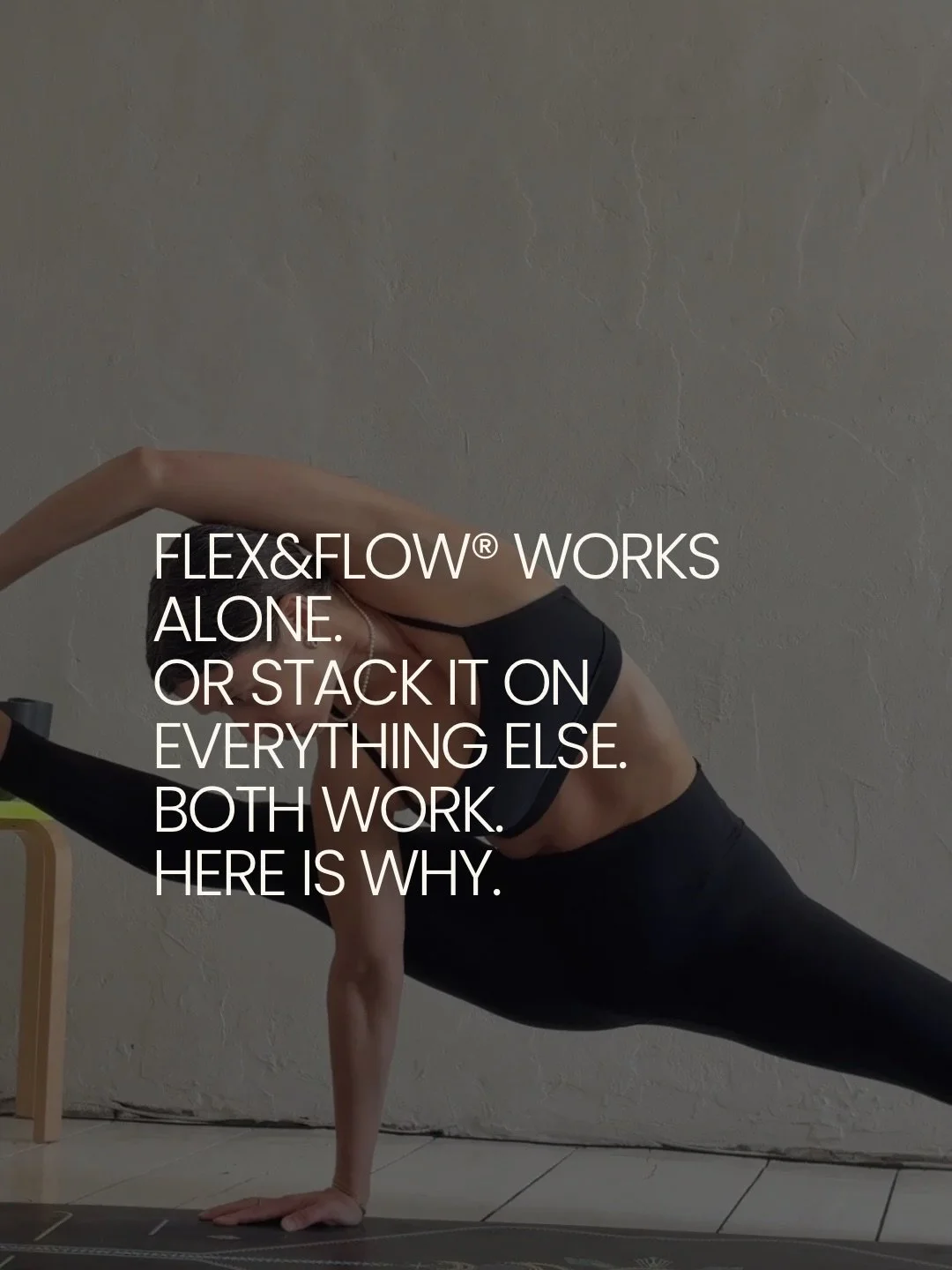 Whether FLEX&amp;FLOW&reg; is your everything or your edge, it works.
Standalone practice. Performance upgrade. Nervous system first. Always.
Link in bio.

@jessicaklimachyoga