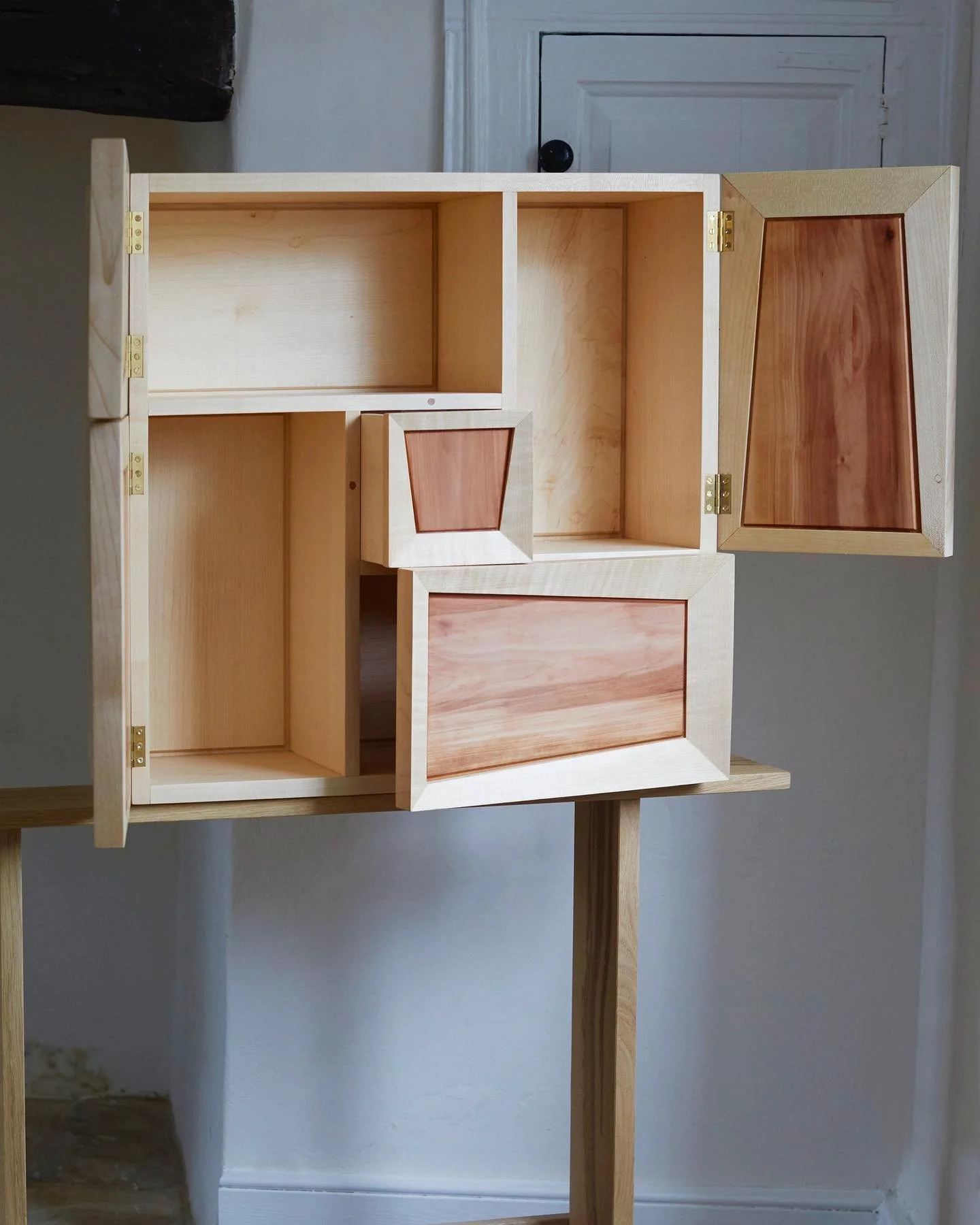 The last thing I would like to share about the Radiant Cabinet is probably the solid wood back panels. I have put each of them with the same profile as the door panels, and hopefully, this can achieve a more coherent design throughout. 

I am gratefu