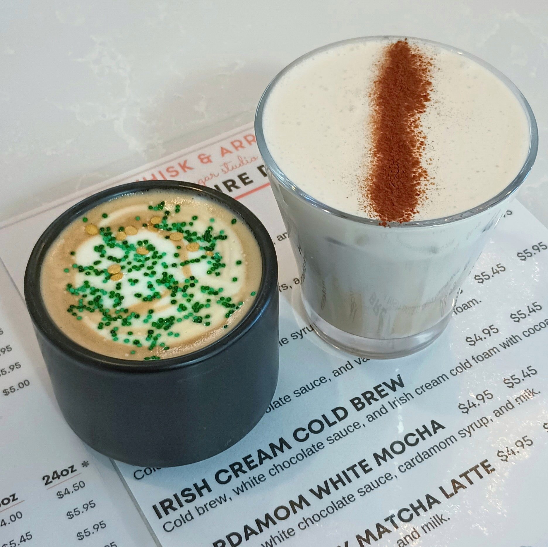 Alec here, I just wanted to let you all know that Irish Cream syrup is heading back over the rainbow soon. If you love our Irish Cream Cold Brew or Irish Cream Lattes come in by 4/6. But don't worry something delicious will be taking its place (hint: