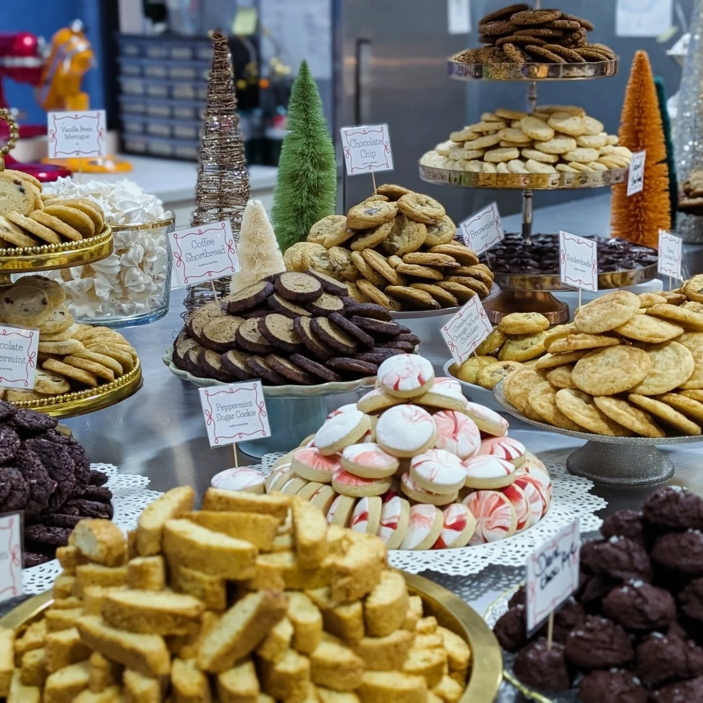 COOKIE WALK!
.
Were you there? I want to know what your favorite cookie was! 
.
Also, next year, let's do this again? ❤️
.
Kelynne and Max's faces are just priceless. Caption that photo! What were they thinking? Lol
.
I loved it, can't wait to do it 