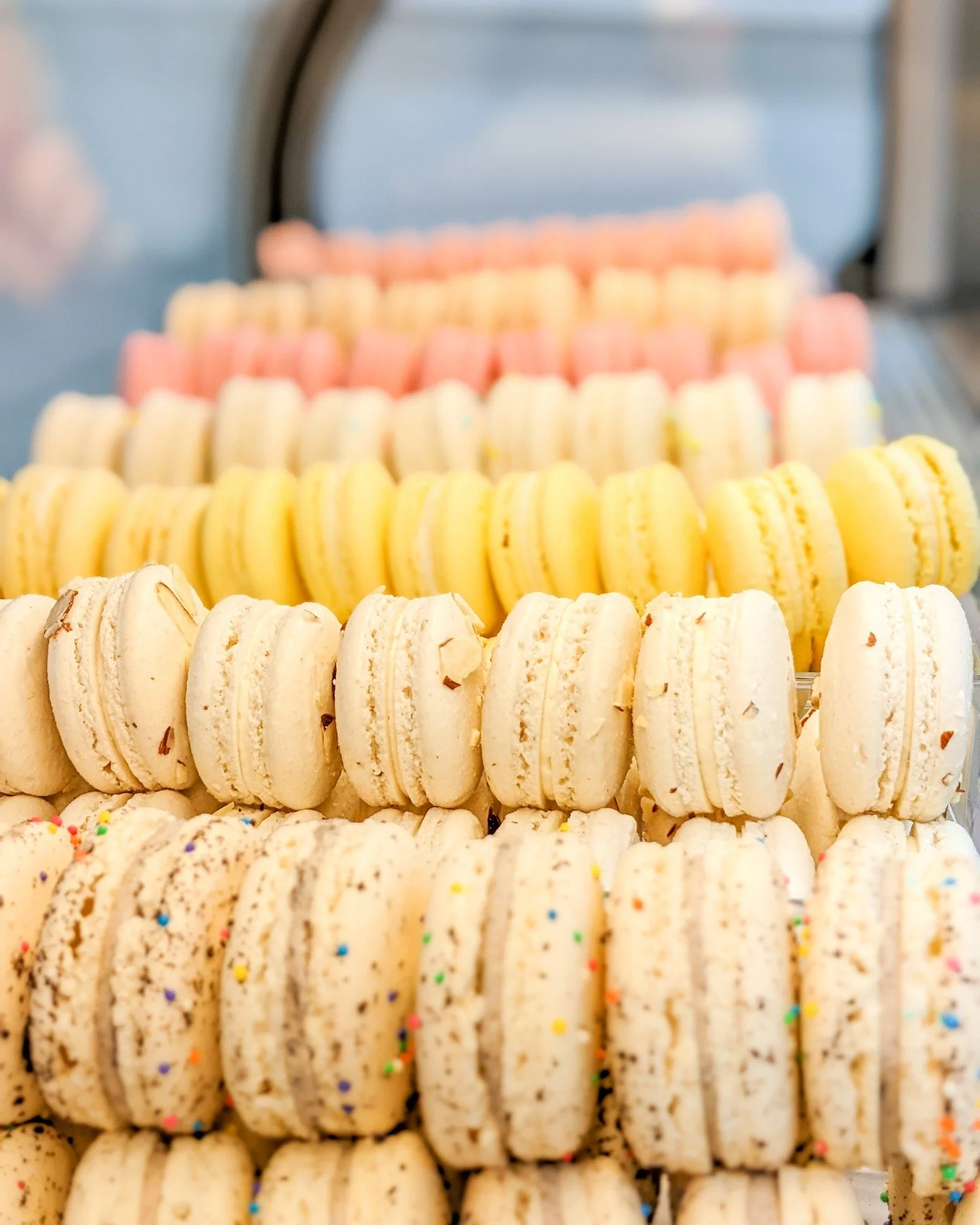 Have you tried one of our Macarons before? We have so many different flavors, filled with ganache, or buttercream. Sometimes we add some jam to the center to really enhance our flavors. These are a must try, our Macarons are not overly sweet either, 