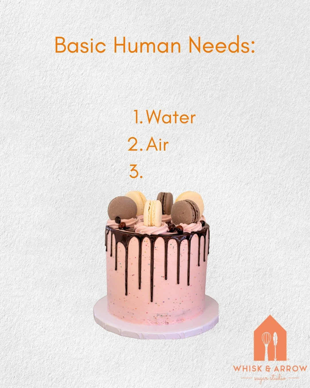 Because I NEED a daily sweet treat, it is a necessity!!! 
.
Stop in or order online thru our app for pickup or delivery! Located in Appleton, Wisconsin. 
.
#whiskandarrow #bakery #sweettreat #appletonwi #wisconsin