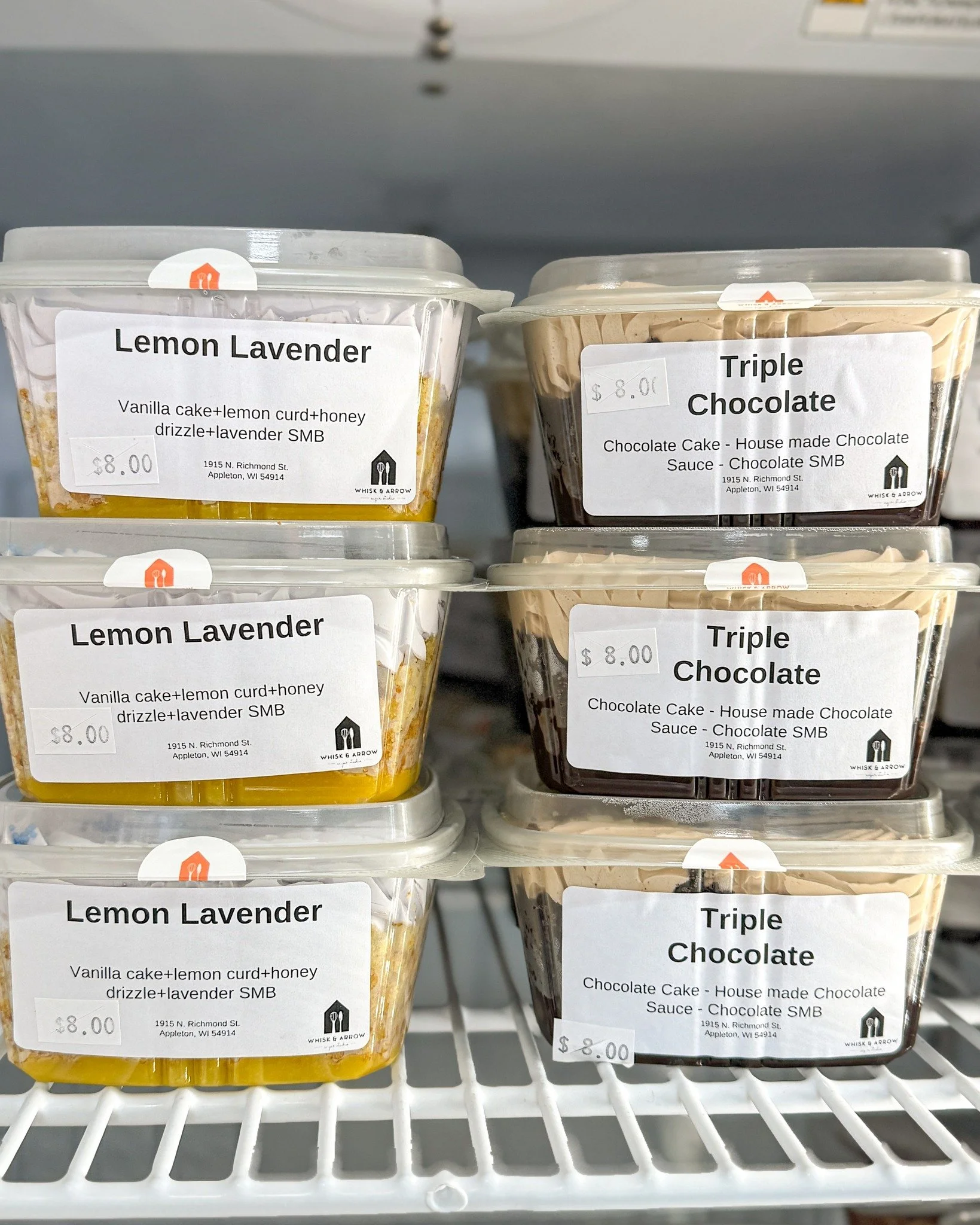 Cake boxes, cookies, and pie dough, I wouldn't have it any other way. Lemon Lavender fans need to come get this cake box and maybe a Honey Lavender Latte!
.
Stop in or order online thru our app for pickup or delivery! Located in Appleton, Wisconsin. 