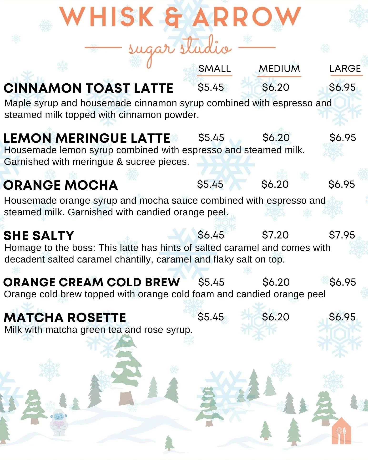 This is the last day to order any of our Winter Drinks! Orange Mocha fans, you need to come in one final time. The new menu looks amazing and we can't wait to reveal it to you on Tuesday... What do you hope to see? 
.
Stop in or order online thru our