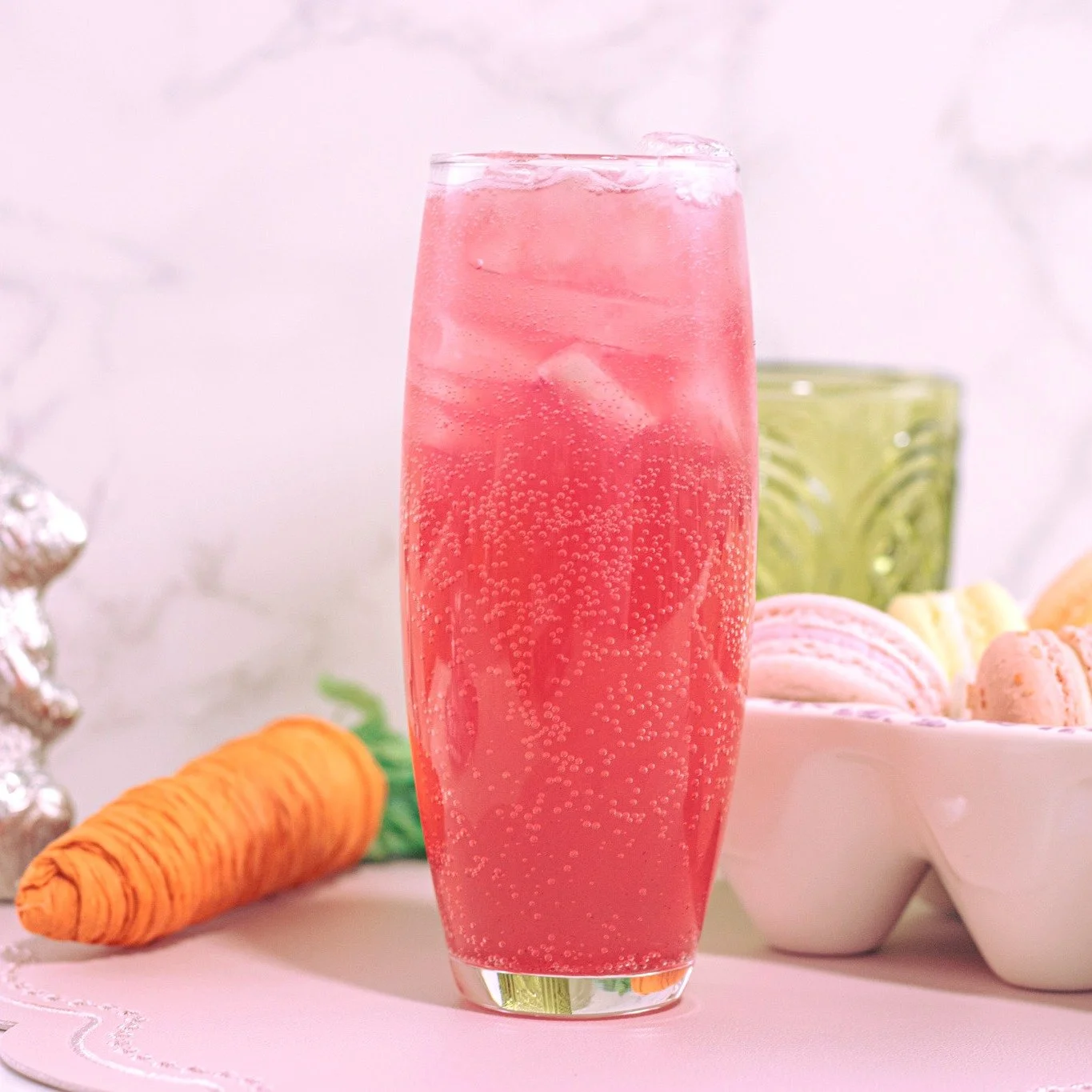 *Menu Below*
All of this grey rainy weather leaves me searching for some sunshine. The temperatures have been nice, now if the sky would just cooperate. Lucky for us, our bar team has captured sunshine in a cup. Our Sparkling Blueberry Lemonade will 