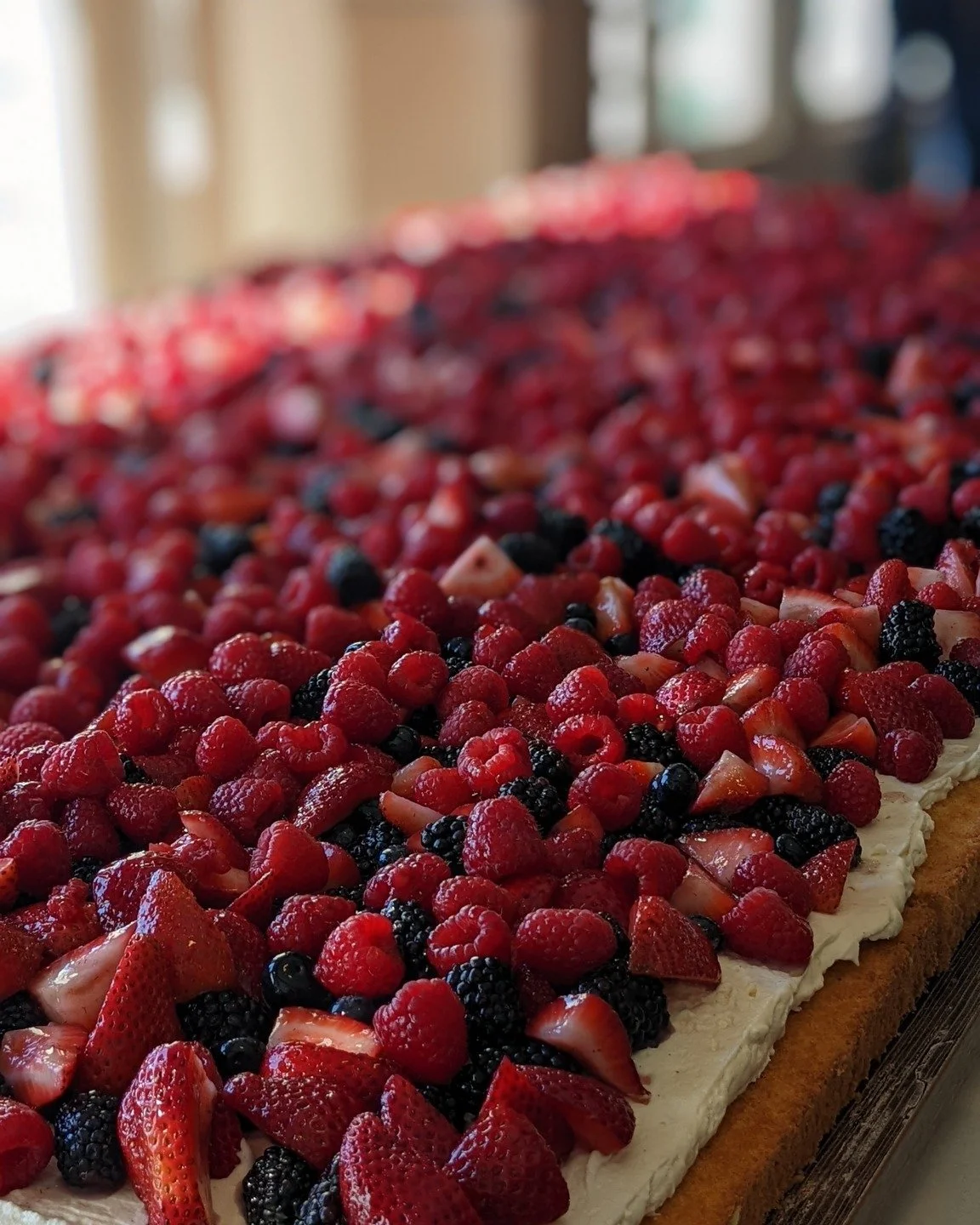 The Cake Raffle today is INSANE! Why? We are giving away not one, but TWO 10-inch cakes. All you have to do is make a purchase today with your rewards account attached. This is sponge cake, with Chantilly, and MANY fresh berries. You don't want to mi