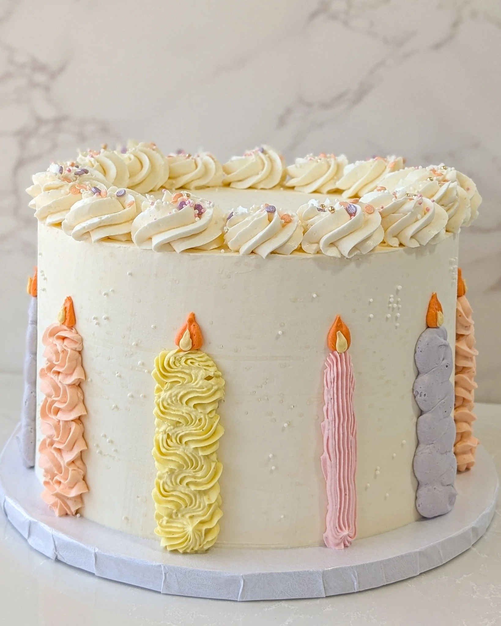 This candle cake is too precious, what a wonderful design idea, and great execution from our cake team!
.
Call or email us to book your orders! info@whiskandarrow.com 920-815-3645
.
Stop in or order online thru our app for pickup or delivery! Located