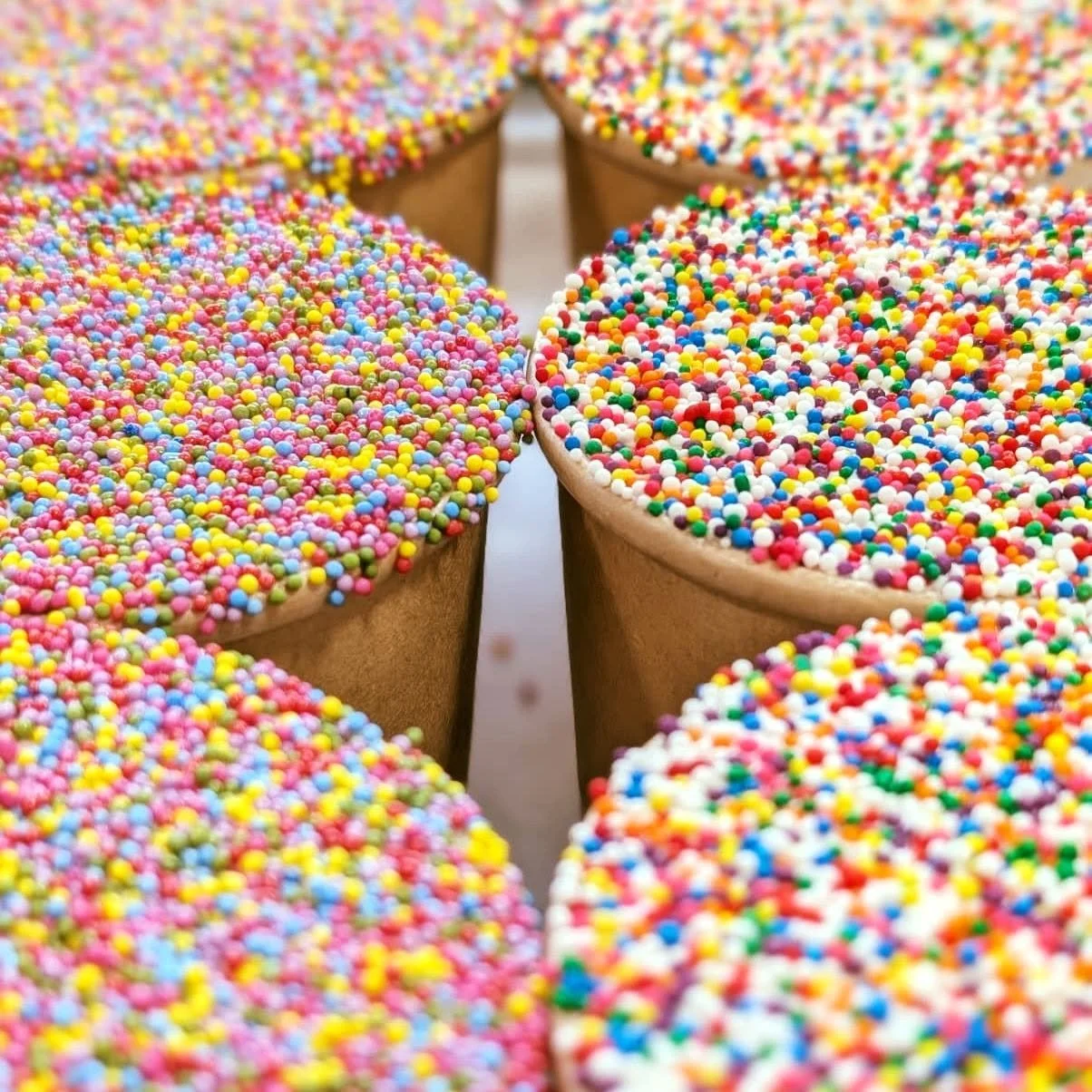 If you want to try one of these delicious Dot Cakes, act now! The last time to pre order them is Friday at 10am. We have two different flavors, strawberry, and Oreo. These are basically little personal cakes in a cup, easy to eat and no mess. Who kno