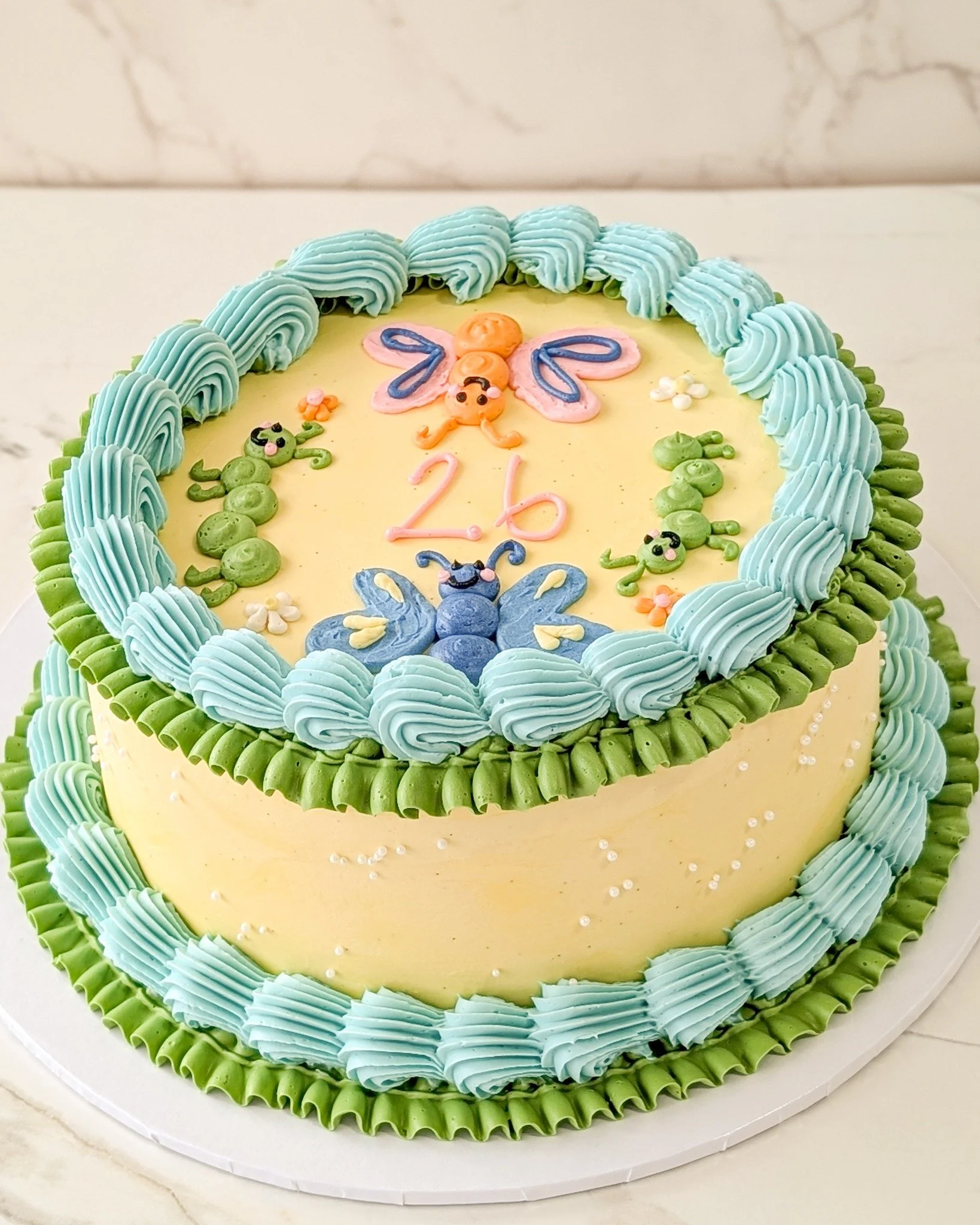 Look at how cute this cake is!!! I feel very strongly about it because this was my Birthday Cake this year. It turned out exactly how I wanted it, I always love getting special cakes for myself to celebrate my existence. If you're feeling embarrassed