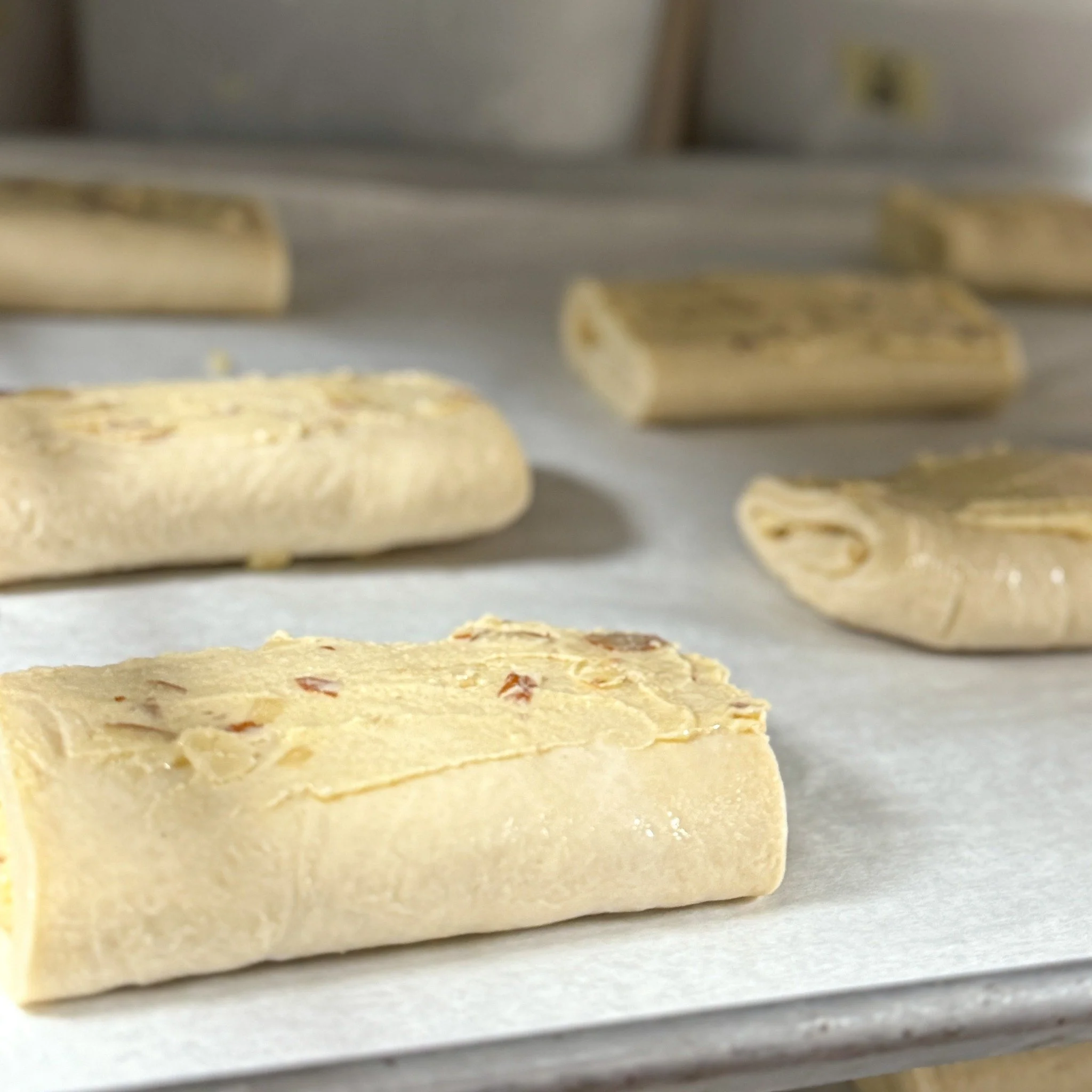 We make our Croissants fresh daily. Our Kitchen is here super early to make sure all of our Croissants are ready to go every day, so you can get a delicious and fresh Croissant in the morning.

.
Stop into our store at 1915 N Richmond Street Appleton