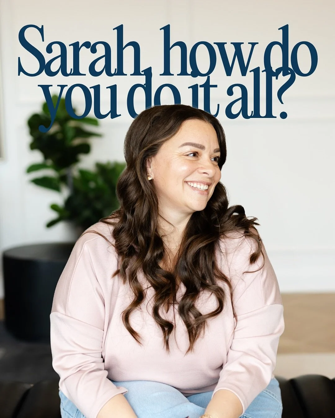 I get this all the time! Let me explain 🤍

When I was expecting my twins (babies 3 and 4), my mom gave me the advice that changed me. &ldquo;Sarah, you have to give up some control and take help when it&rsquo;s offered to you.&rdquo;

I listened bec