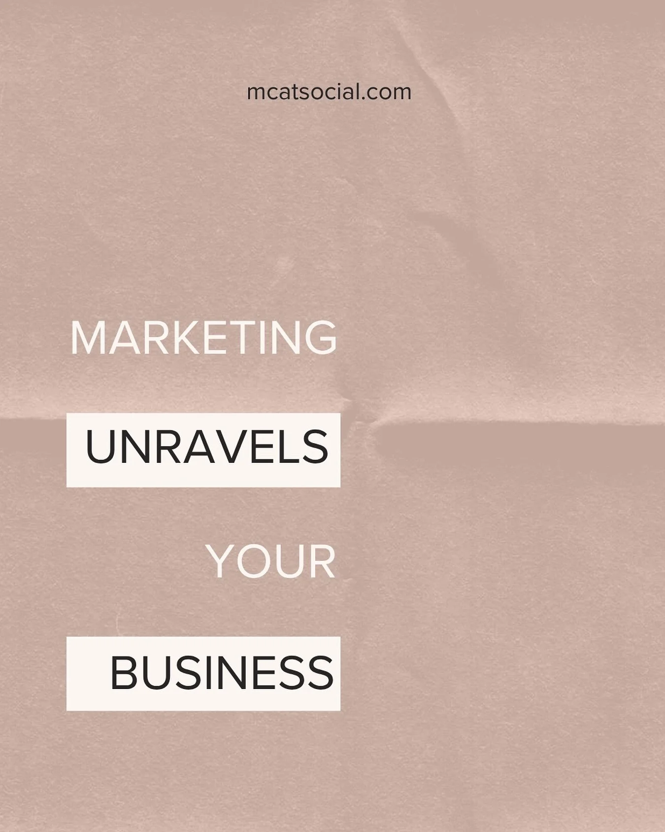 That&rsquo;s the whole point 💅🏼

A client recently said to me, &ldquo;I feel like you&rsquo;re my therapist&rdquo;.

When we started working together, we built her marketing around who she was that day and what her goals were that day. 

Her market