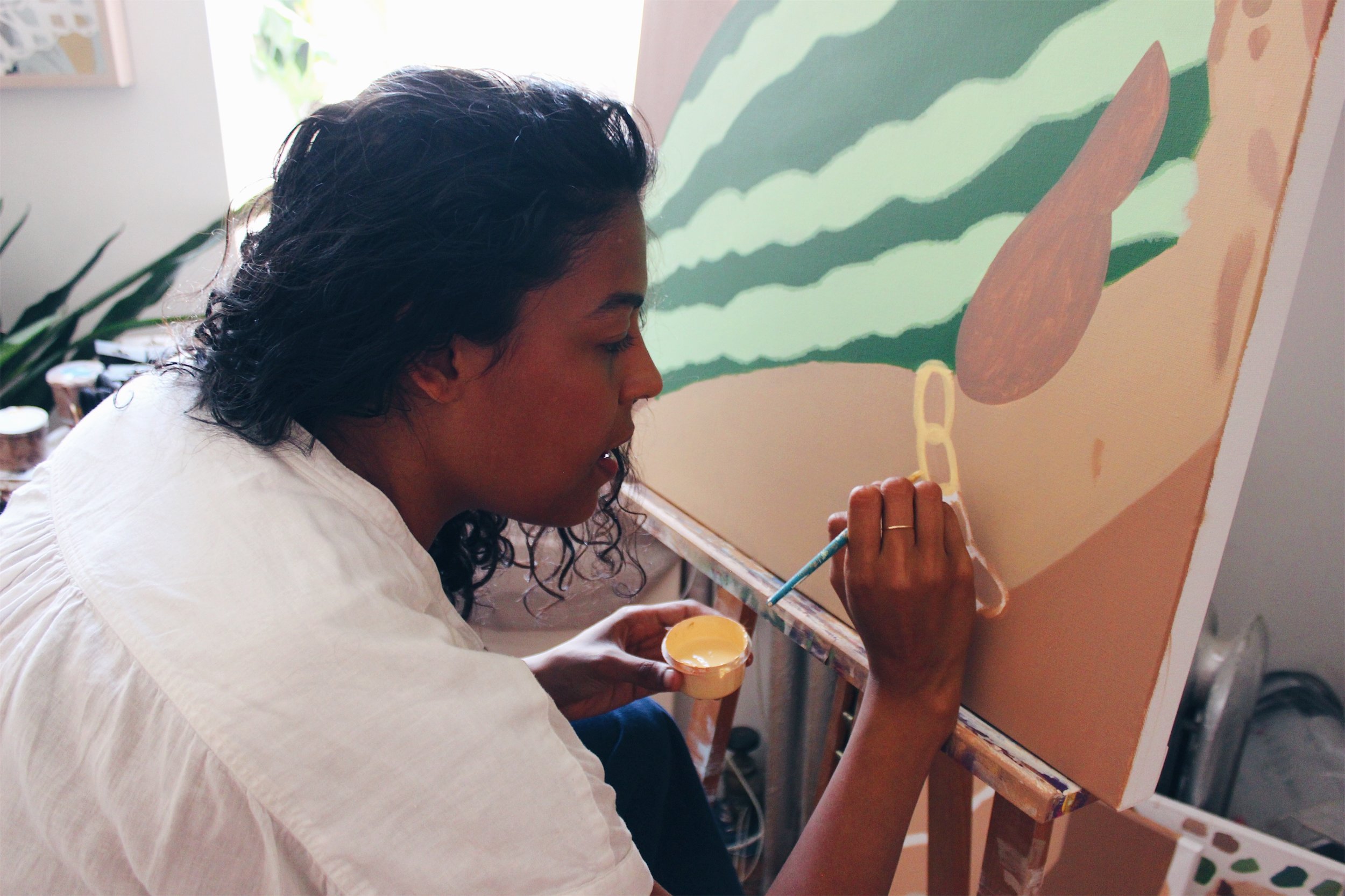 Inspired by Bianca: on womanhood, painting and buddhism