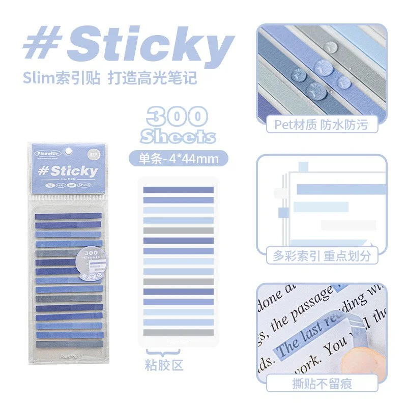 Translucent sticky notes| 透明便利贴 | only £ 0.99 | 马卡龙色系 | Buy Chinese ...