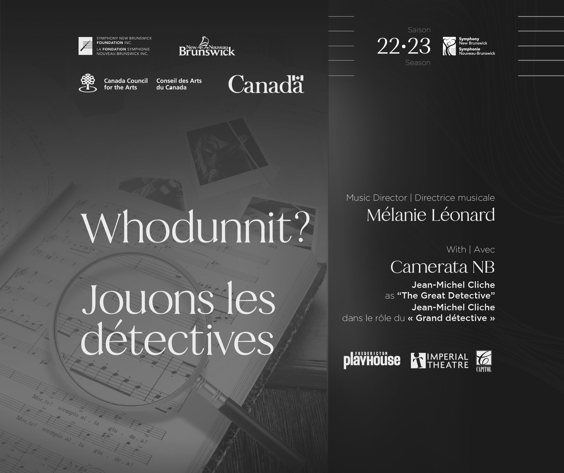 Programme de Concerts «Jouons les détectives»