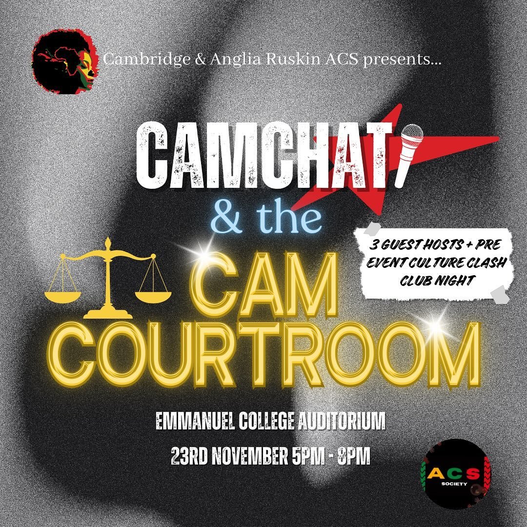 All rise...the Cam Courtroom is now in session!🧑🏾&zwj;⚖️📂

Camchat is also back bigger and better and all in the same night as the Cam Courtroom. You don&rsquo;t wanna miss our biggest comedic event of the year. 

The Camcourt room (a spin on the 