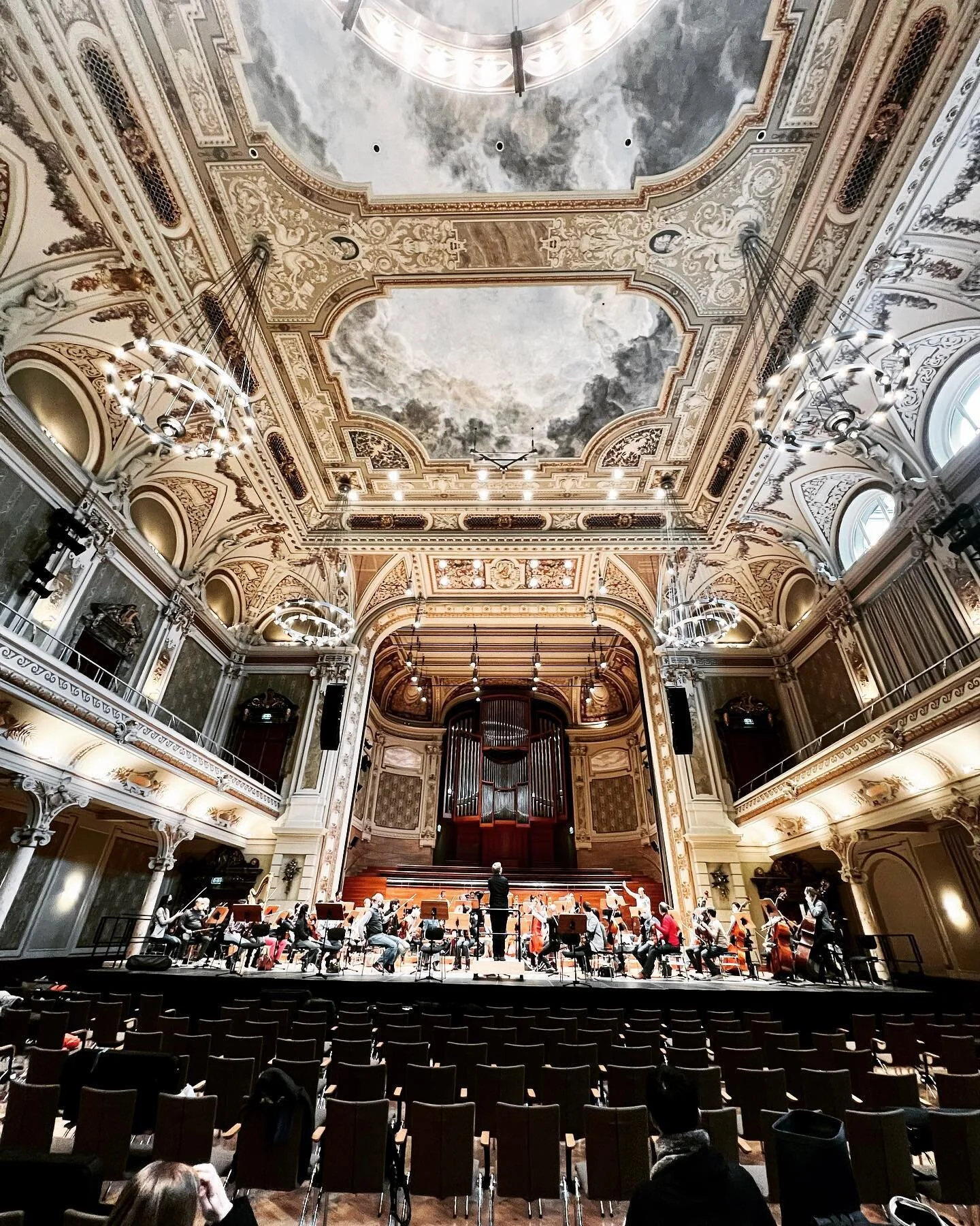 Today was a great day. So thrilled to hear the amazing music of Tannh&auml;user come to life, in probably one of the most beautiful places I have ever sung in. Dich, teure Halle, indeed. 😍😍🎶🎶👌🏼👌🏼