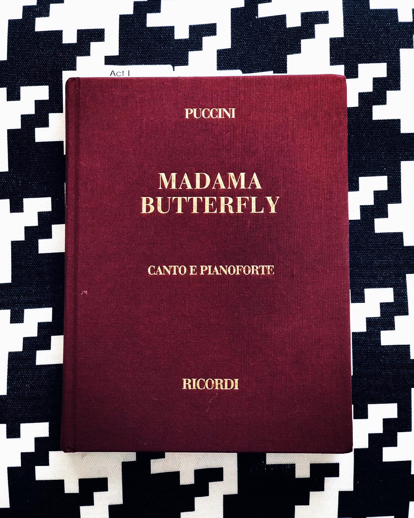 First day of school!😍🥳🥰 I am so excited to dive deep into this amazing opera, and can&rsquo;t wait for this new production at @staatstheaterbraunschweig. 🦋🦋🦋#madamabutterfly #puccini #ciociosan