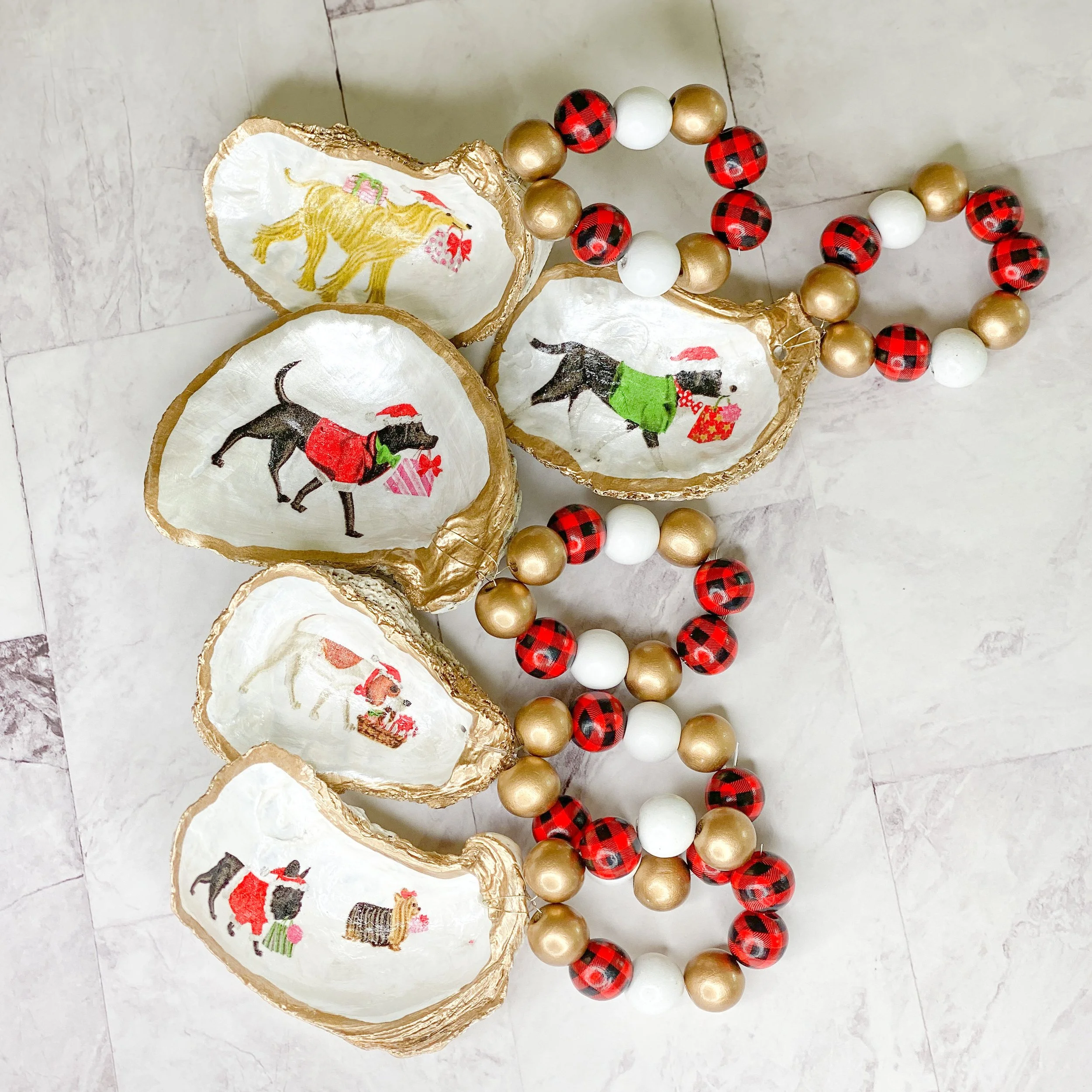 holiday christmas napkin rings dogs 5.JPG